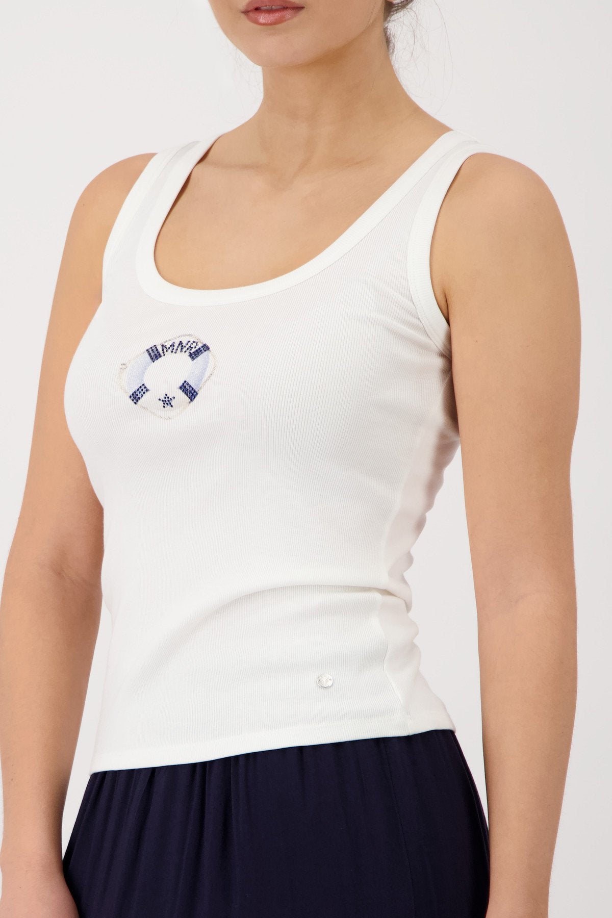 Monari Damen Tops  Cream