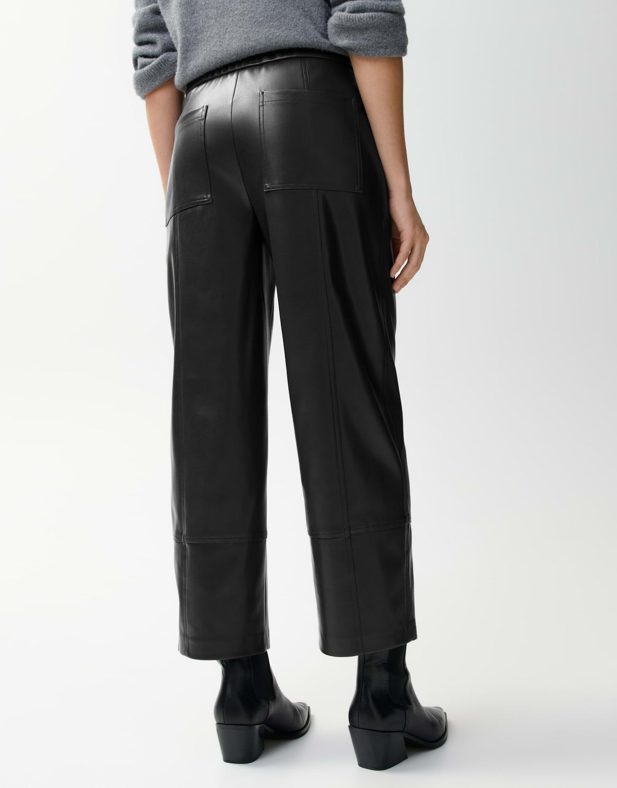 Opus Pants Damen Hosen  Black