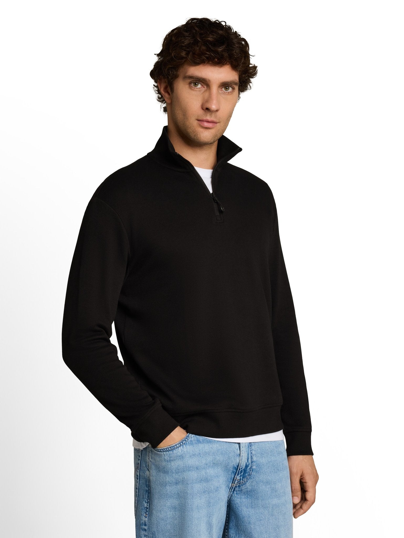 Tom Tailor denim Herren Sweatshirts Black