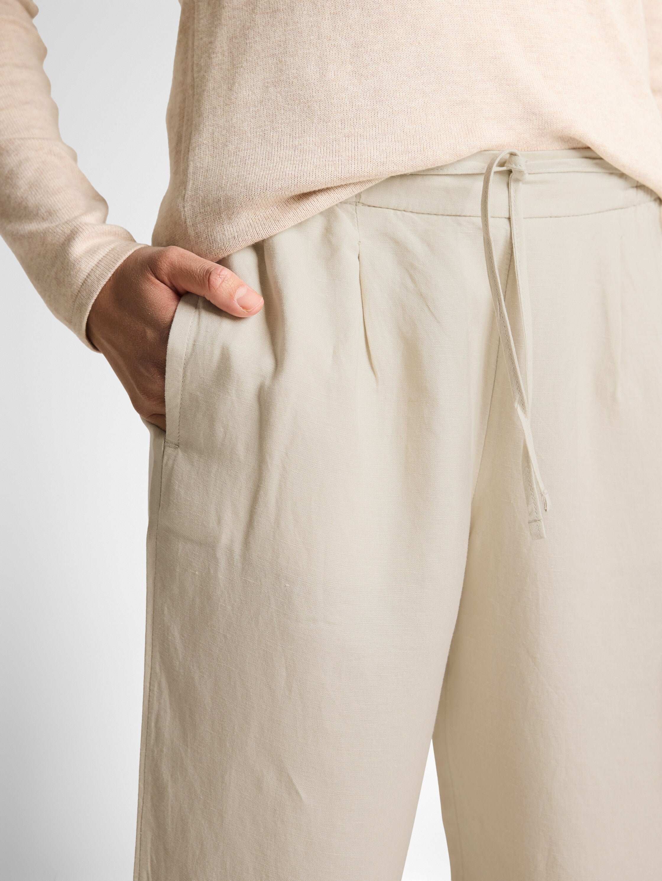 Tom Tailor Damen Hosen Sand Stone Beig