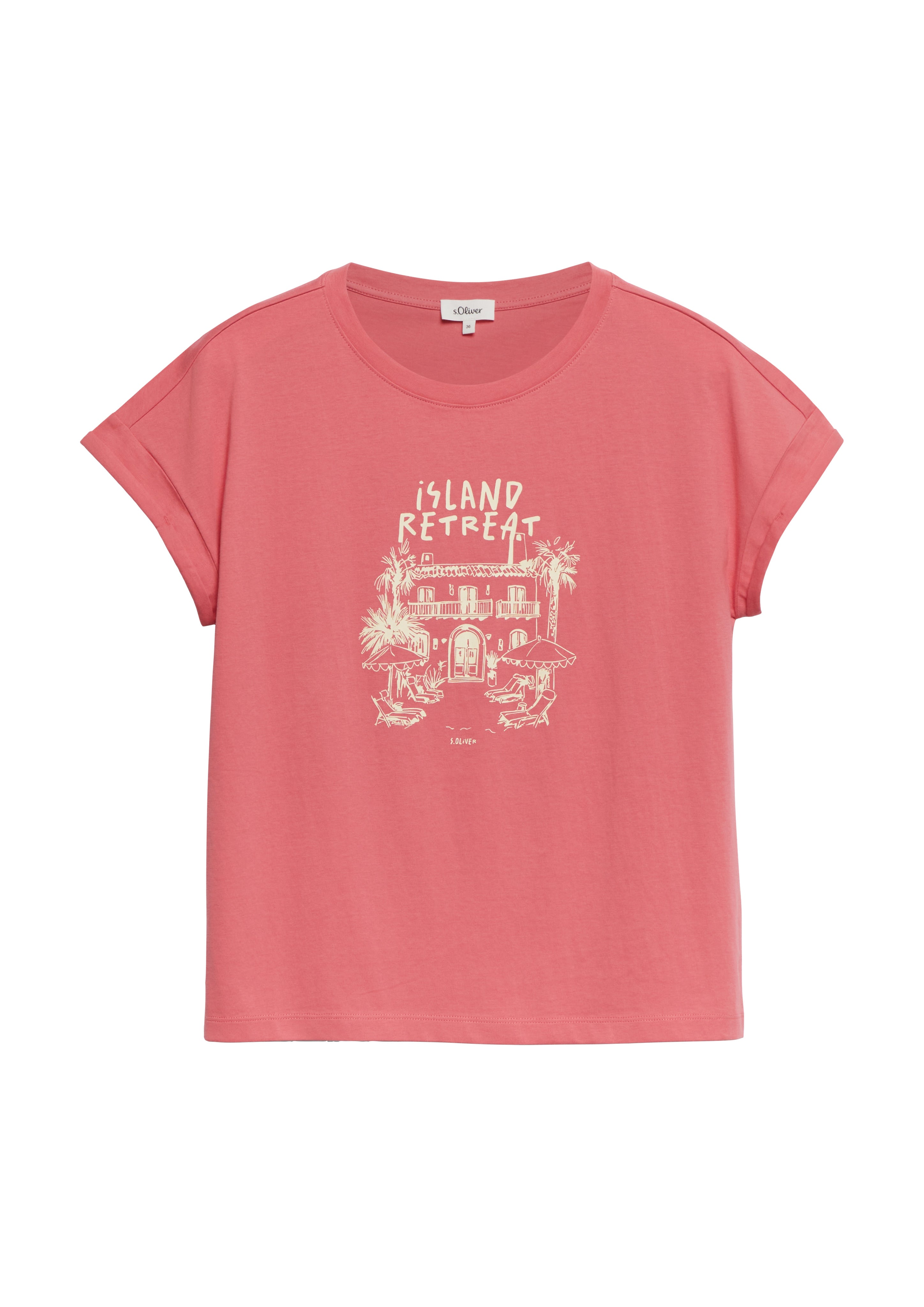 S. Oliver red Damen T-Shirts Lilac/Pink