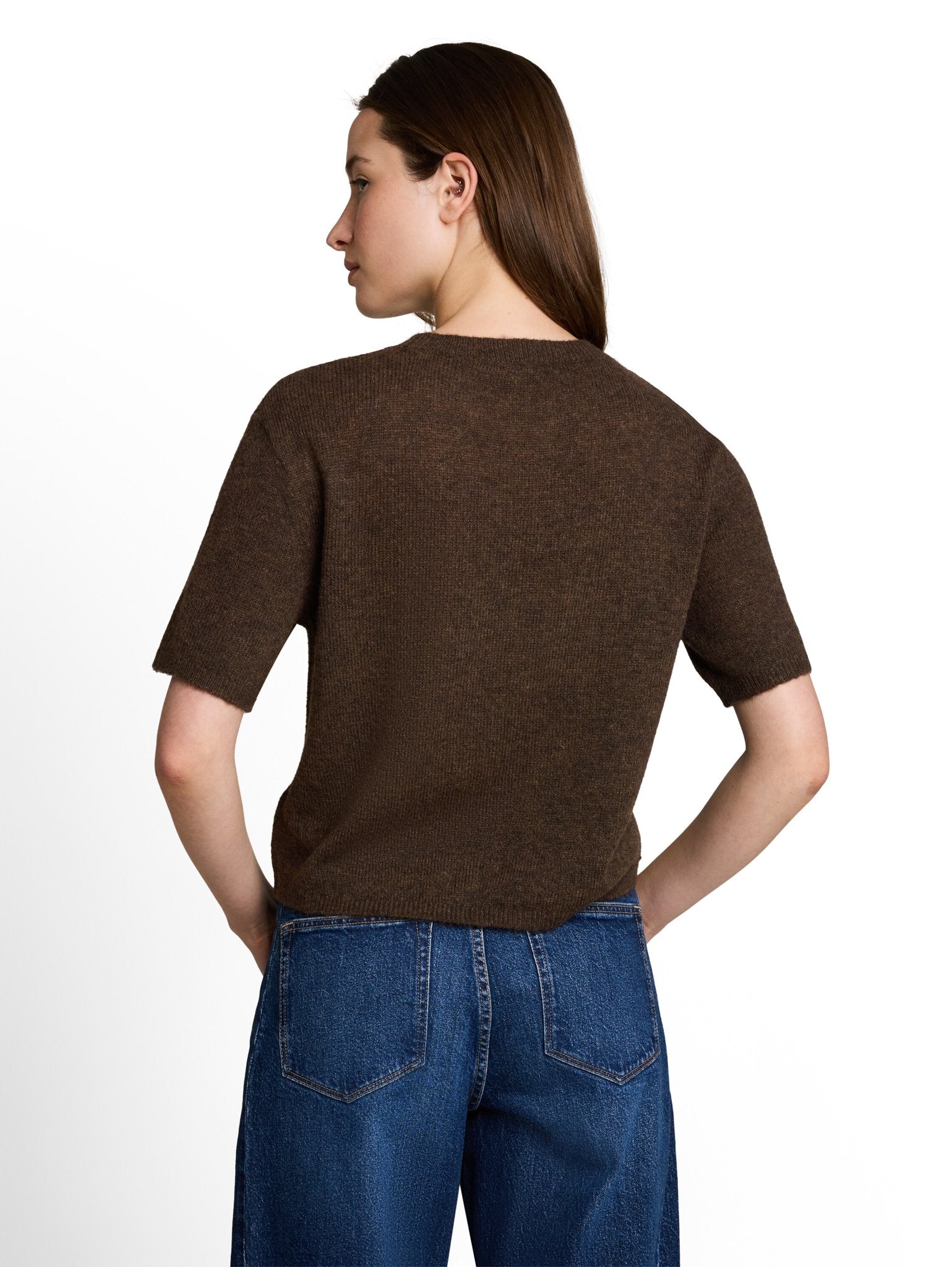 Tom Tailor denim Damen Pullover Cool Dark Brown