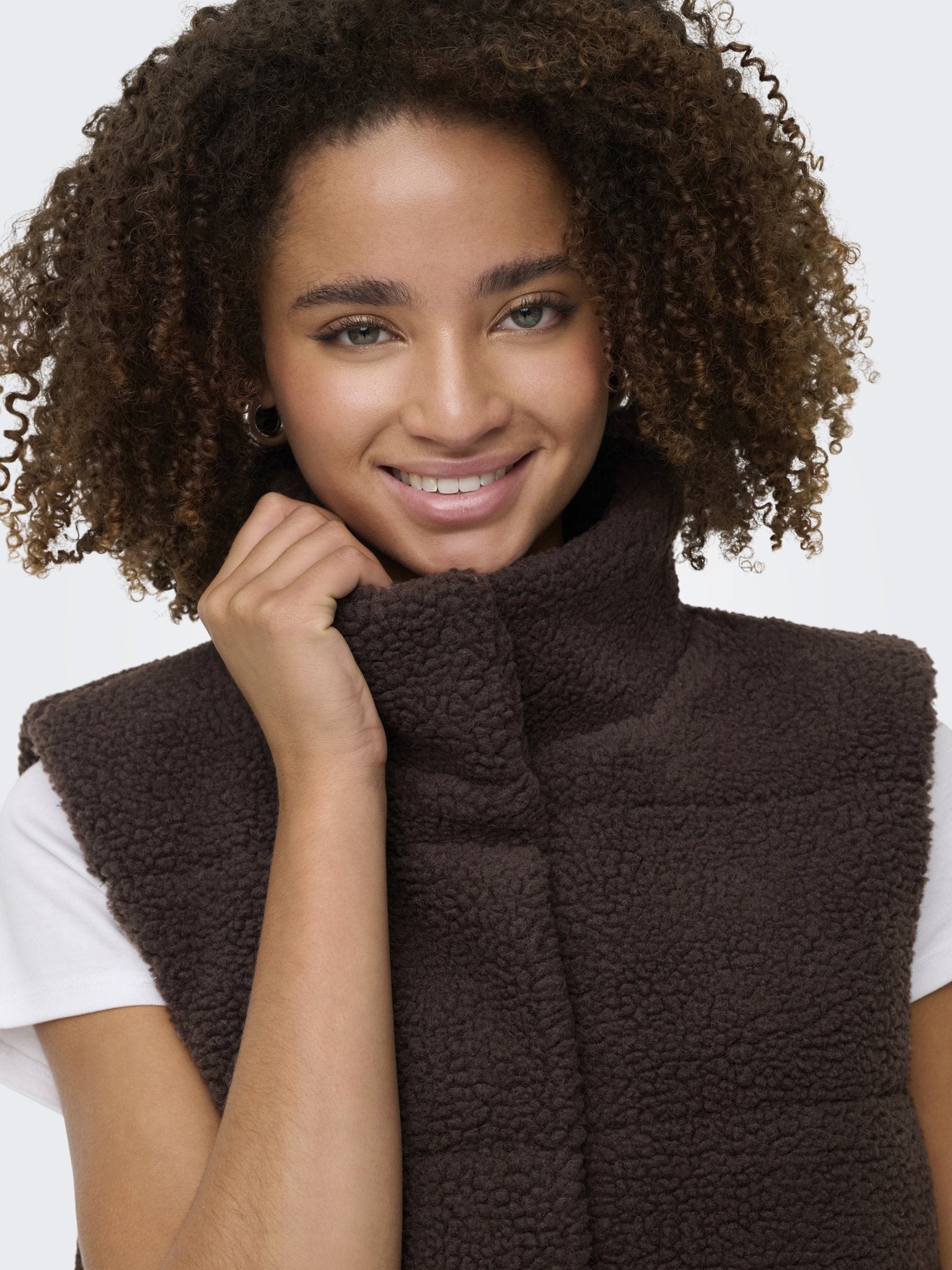 only Damen Outdoorwesten Seal Brown