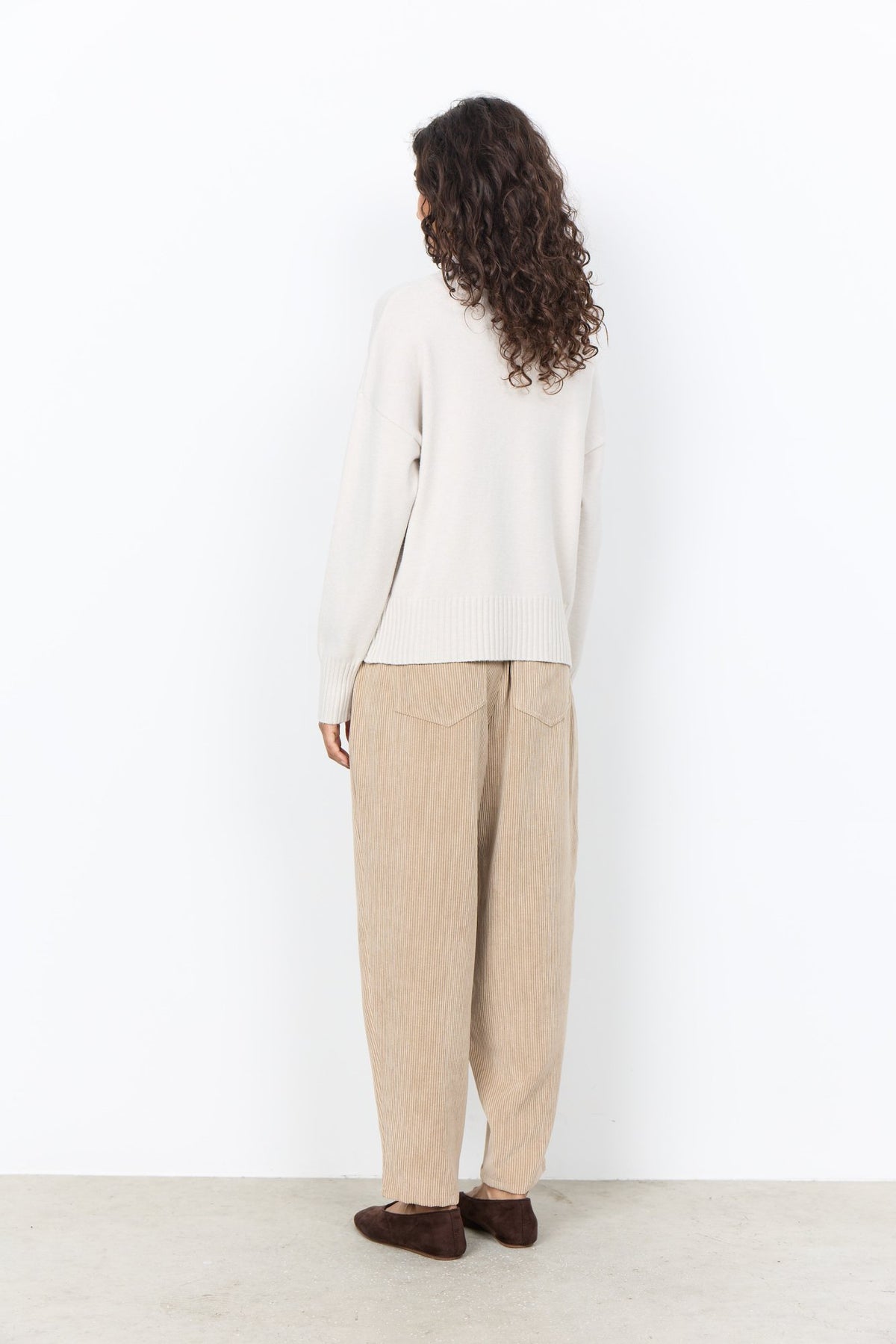 Soya Concept Damen Pullover Light Sand Mela