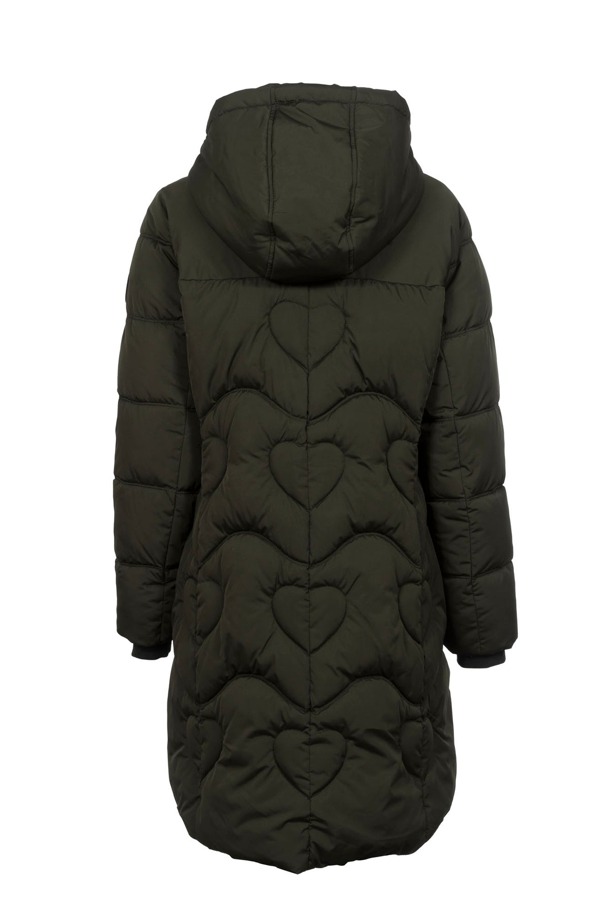 Soquesto Damen Mantel Dunkelkhaki