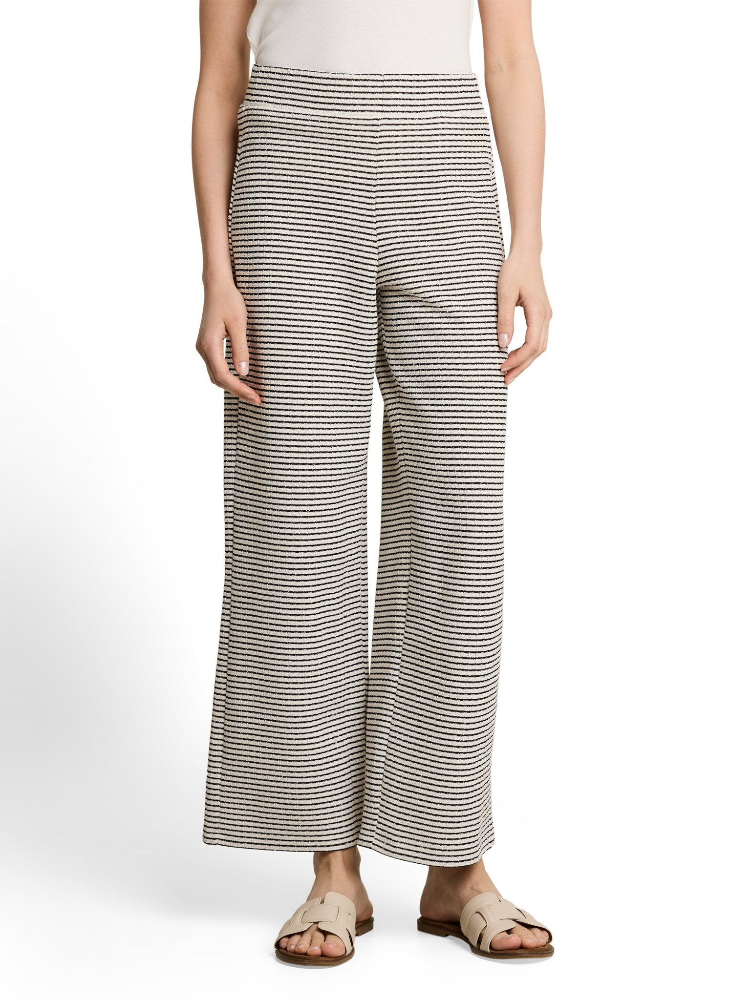 Tom Tailor denim Damen Hosen White Black Kni