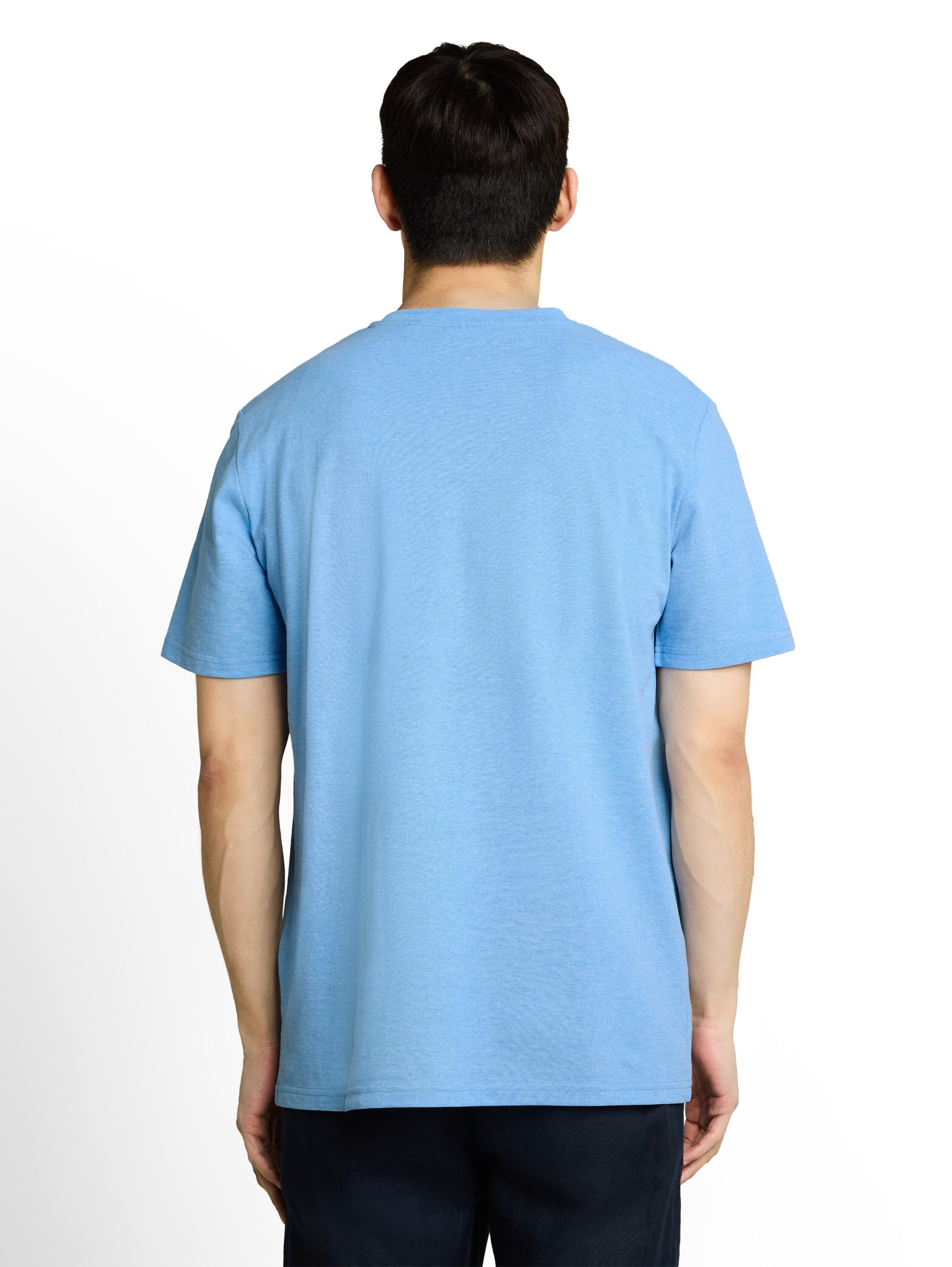 Tom Tailor Herren T-Shirts kurz Surf Blue
