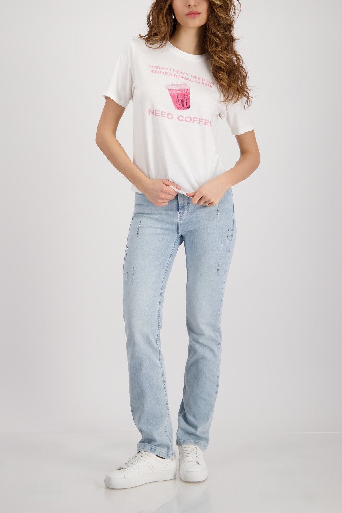 Monari Damen T-Shirts Off-White