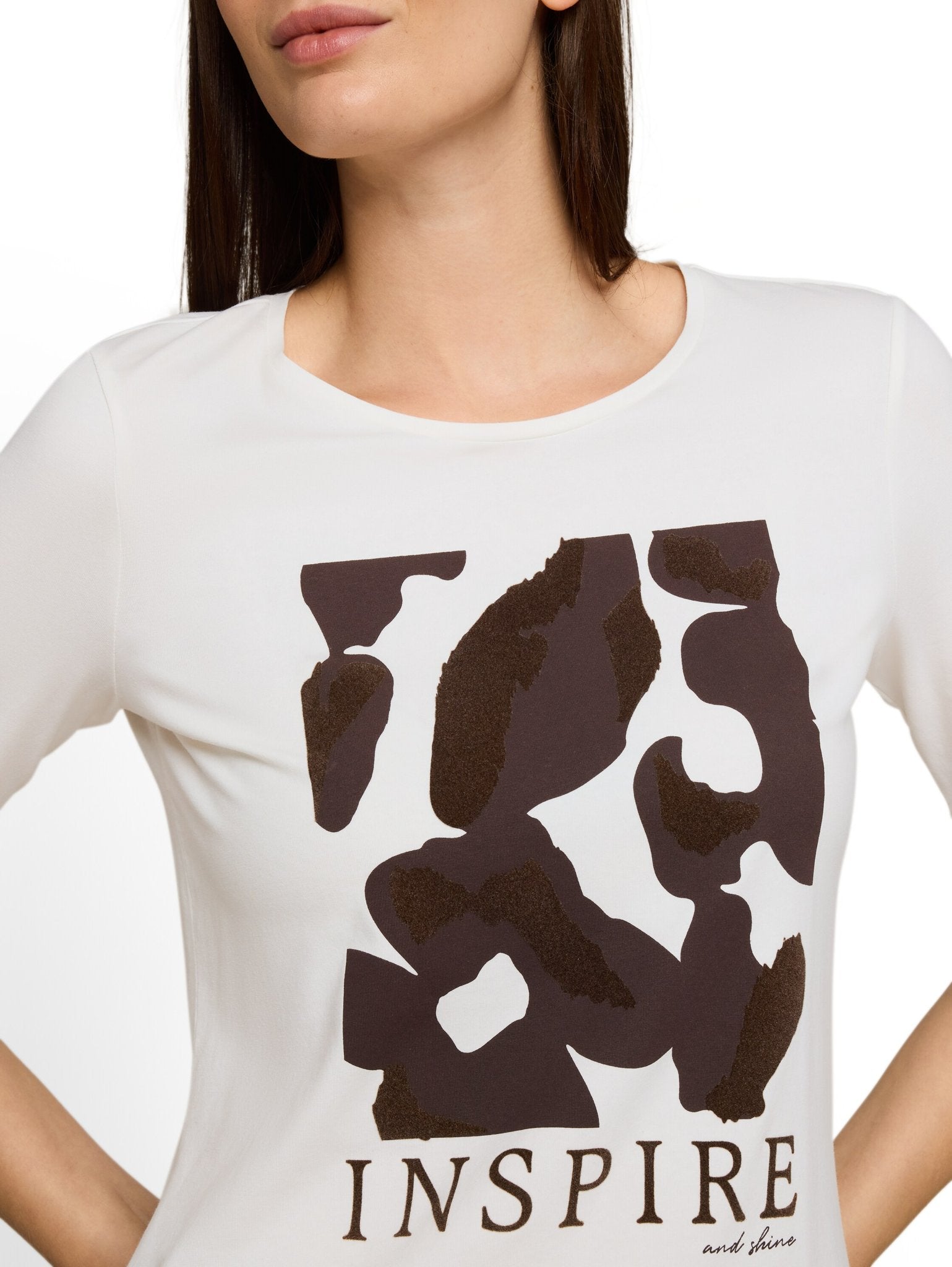 Tom Tailor Damen T-Shirts Whisper White