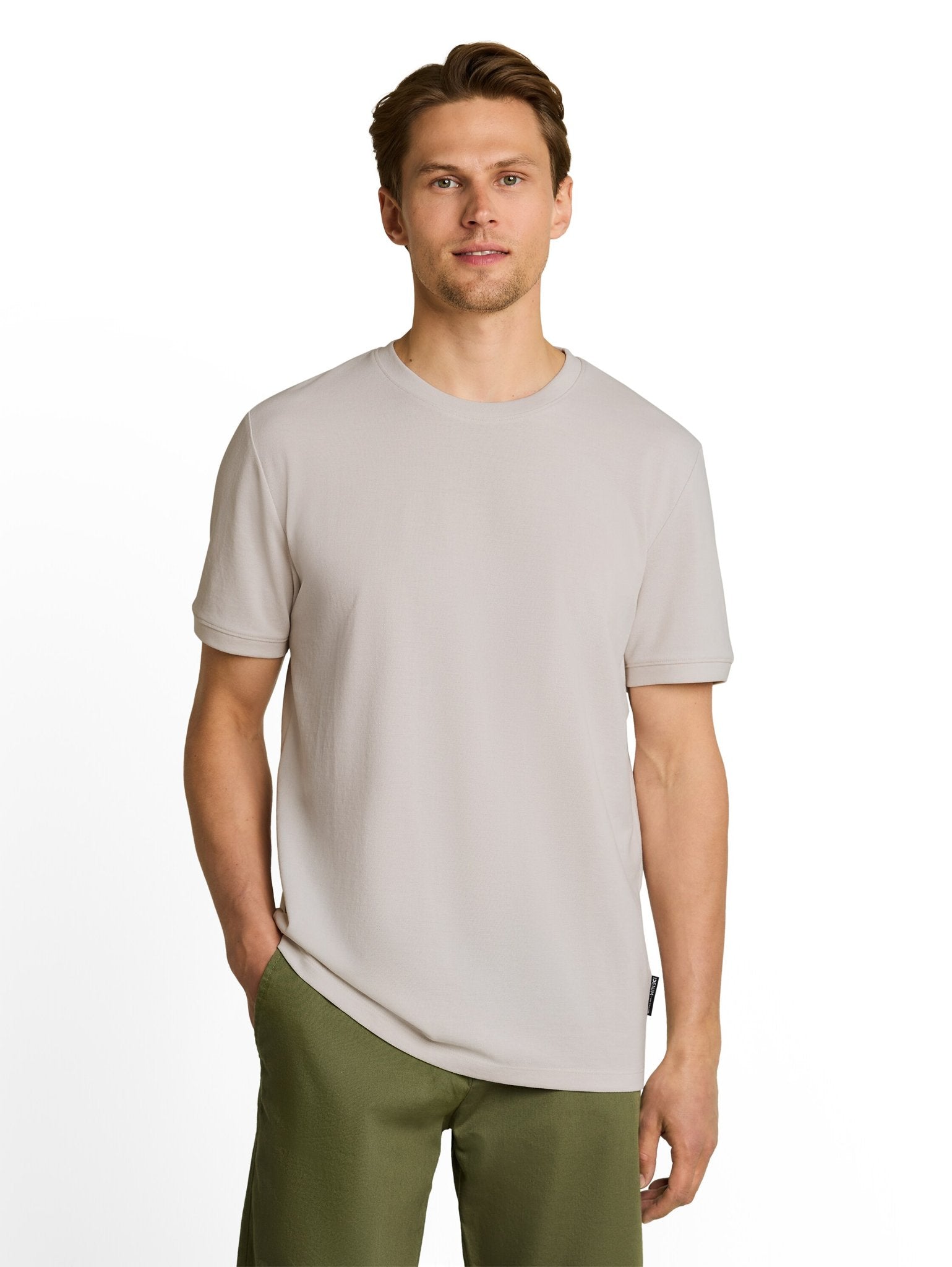 Tom Tailor denim Herren T-Shirts kurz Clouds Grey