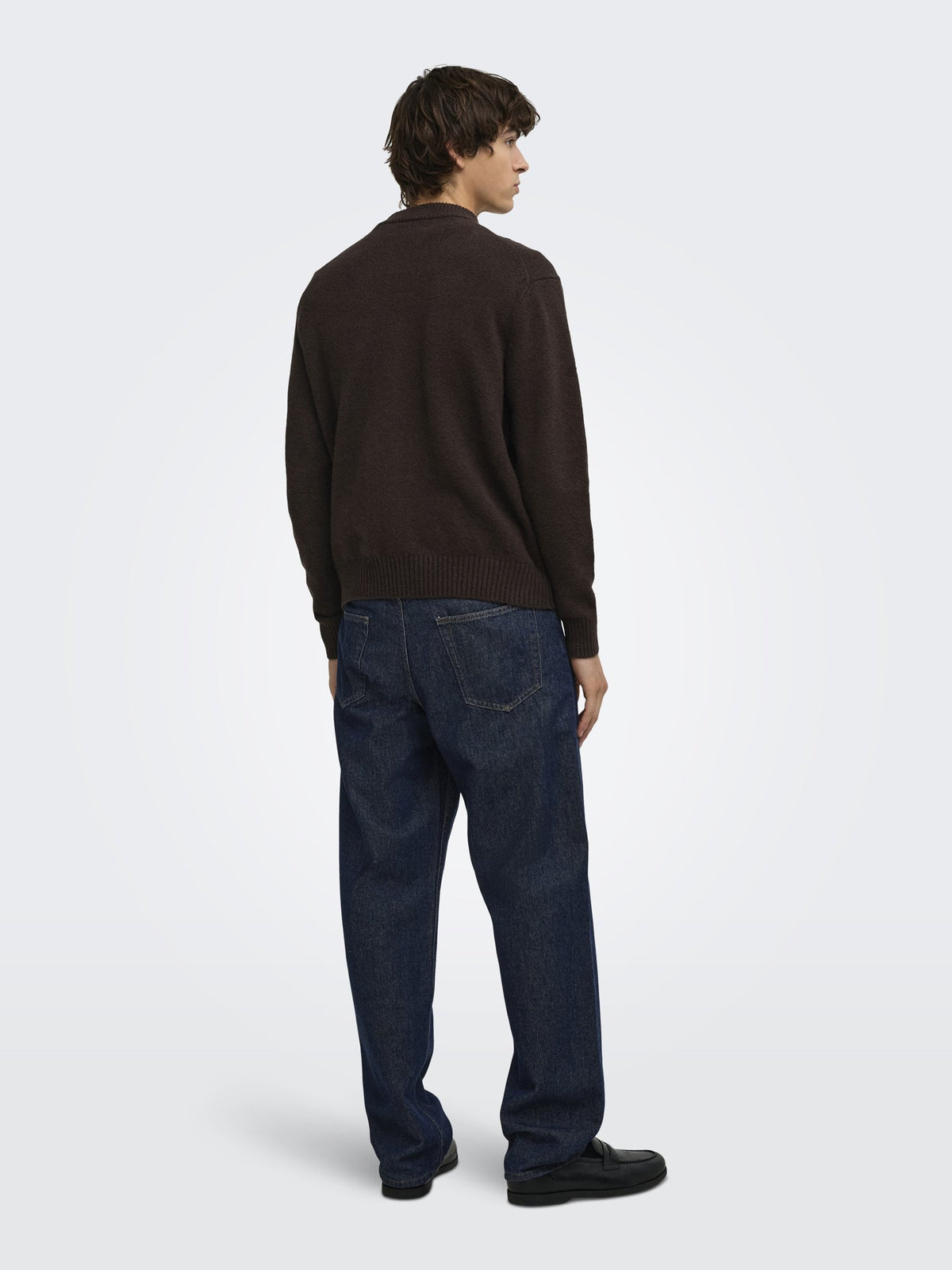 Only & Sons Herren Strickjacken Demitasse