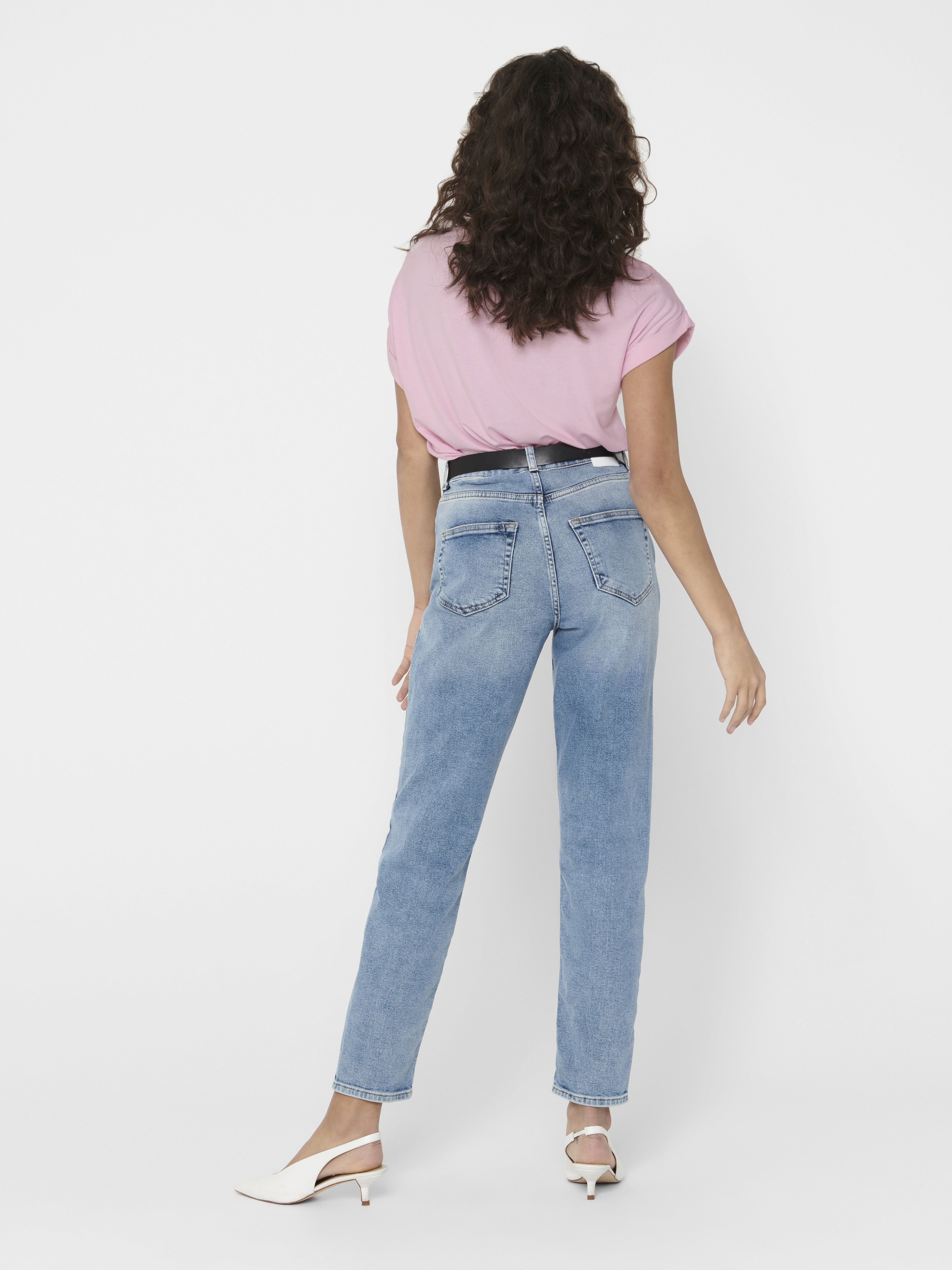only Damen T-Shirts Pink Lady