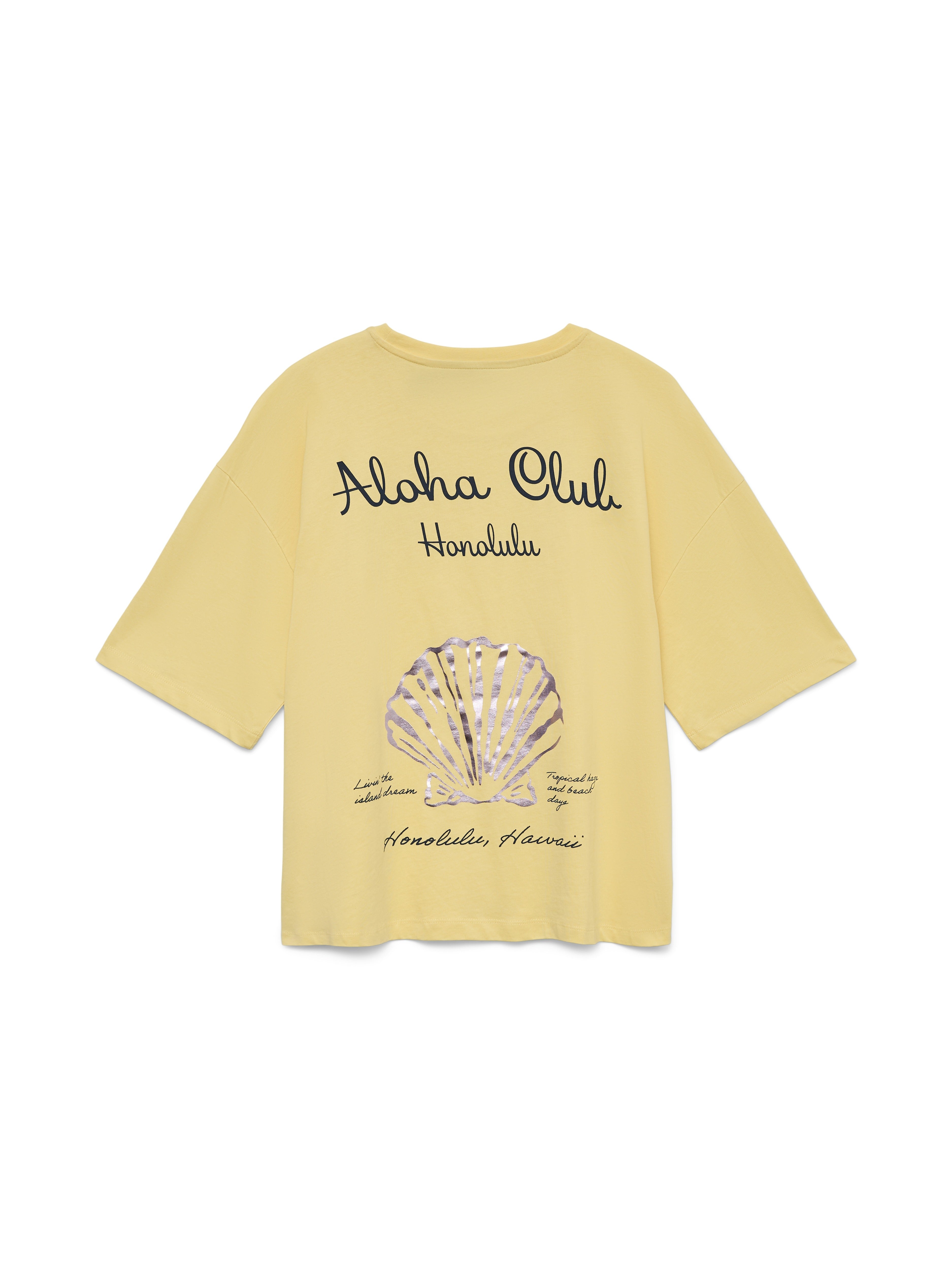 Vero Moda Damen T-Shirts Golden Haze/Alo