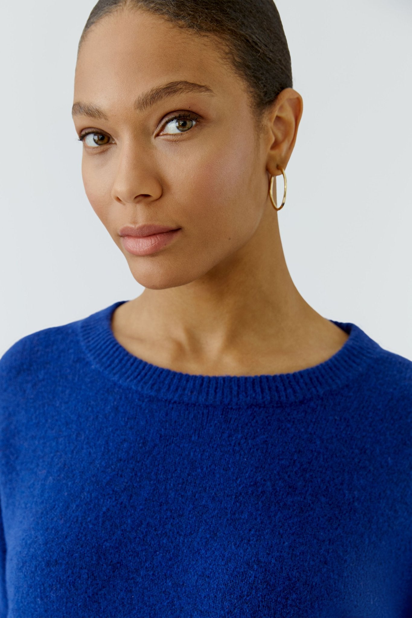 Oui Damen Pullover  Royal Blue