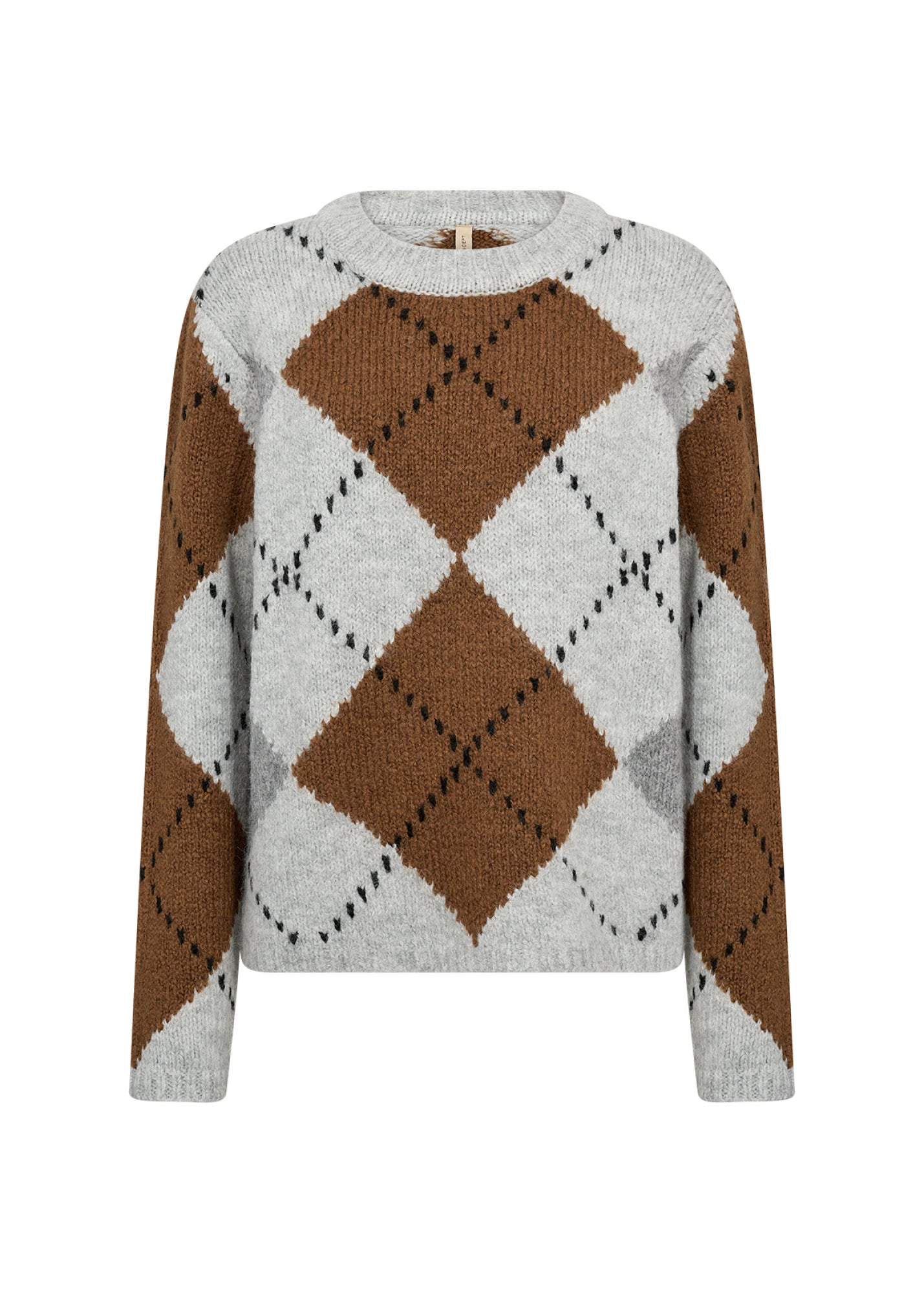 Soya Concept Damen Pullover Lt Grey Melange