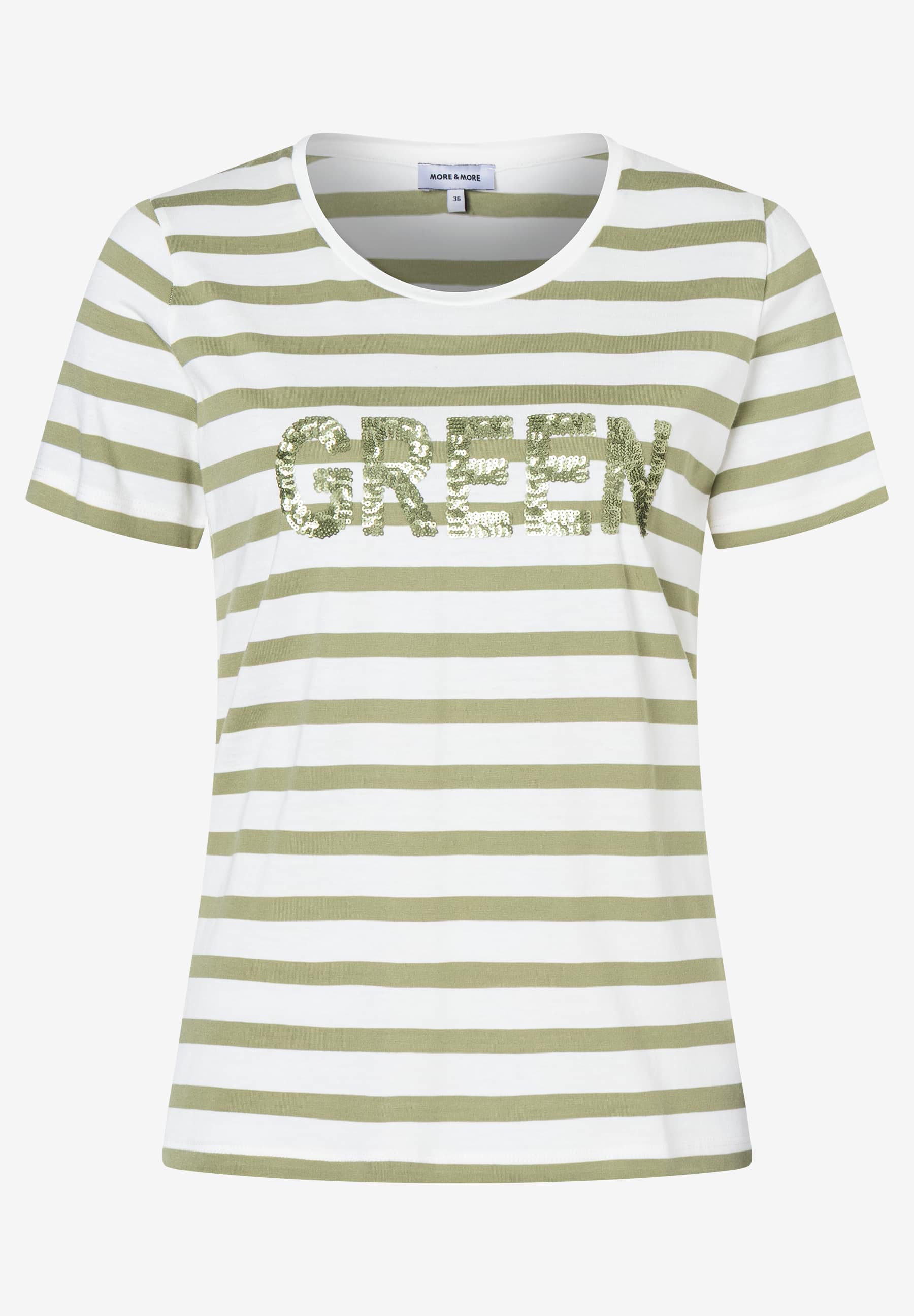 More & More Damen T-Shirts  Irreguar S