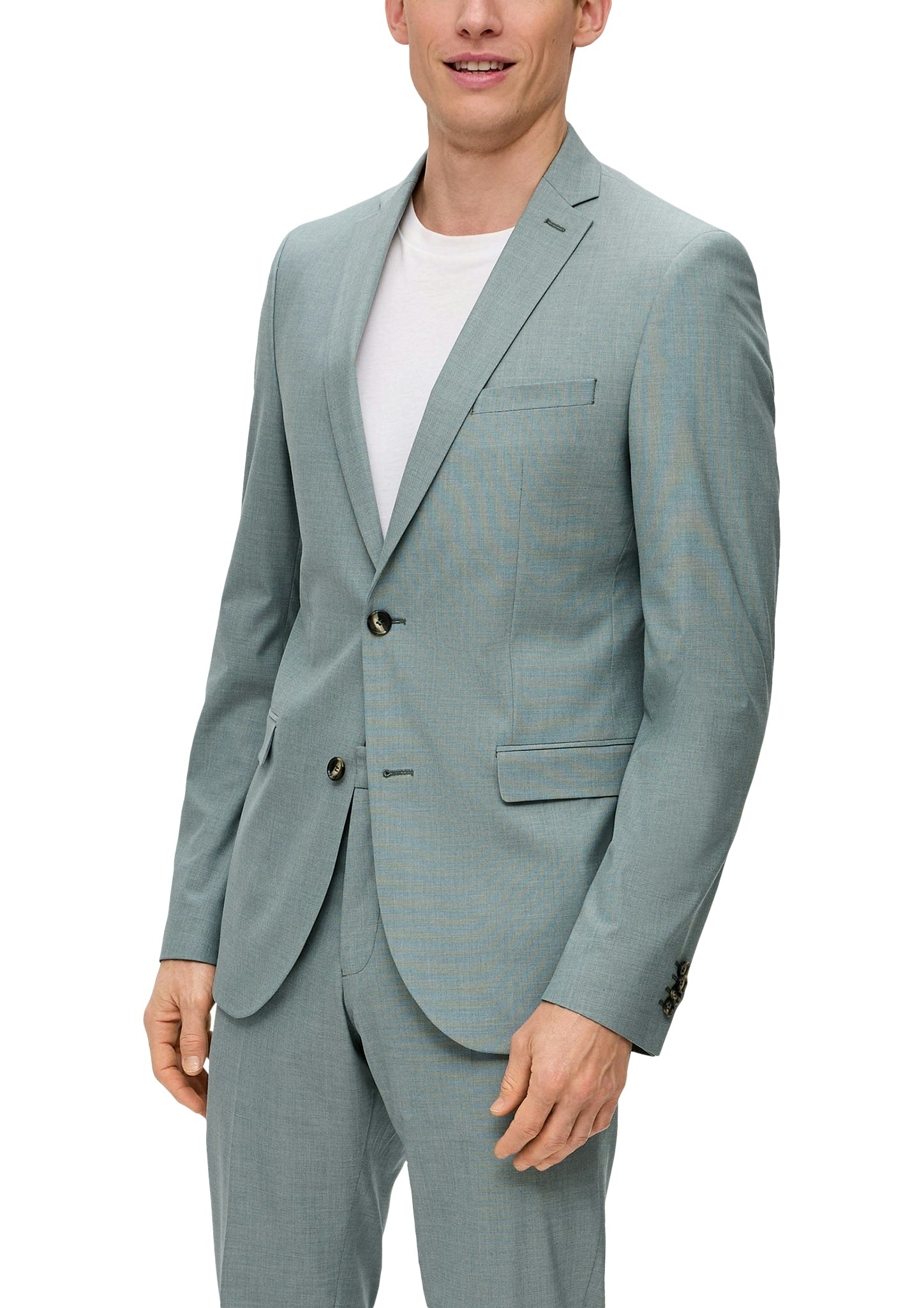 S. Oliver black Herren Sakkos Green