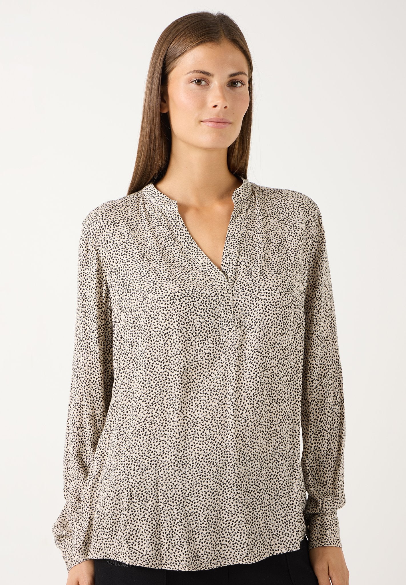More & More Damen Blusen  Mini Leaf