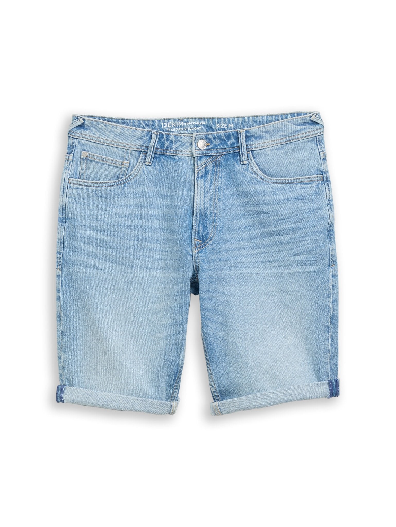 Tom Tailor denim Herren Shorts Used Light Ston