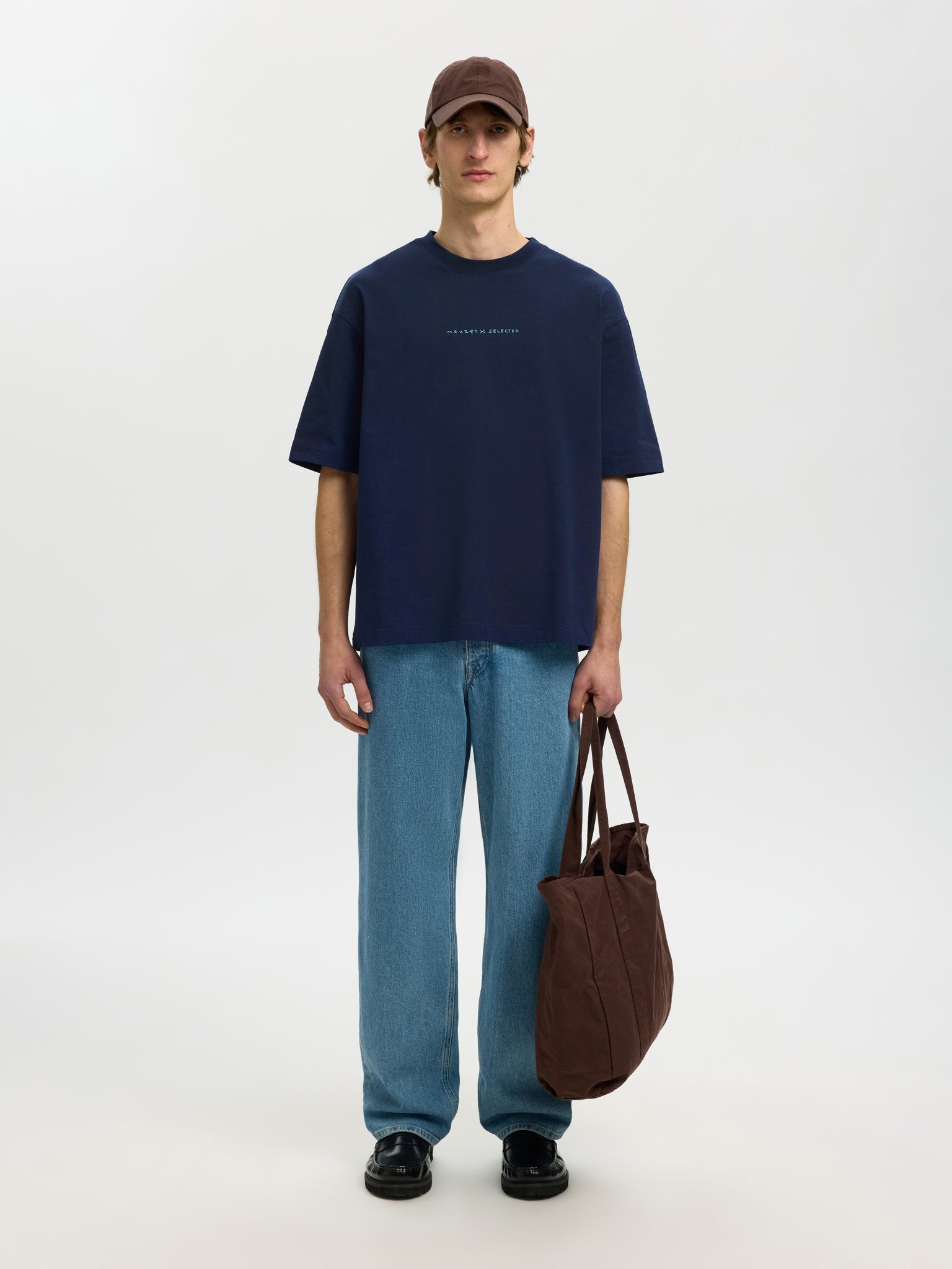 Selected homme Herren T-Shirts kurz Ocean Ca