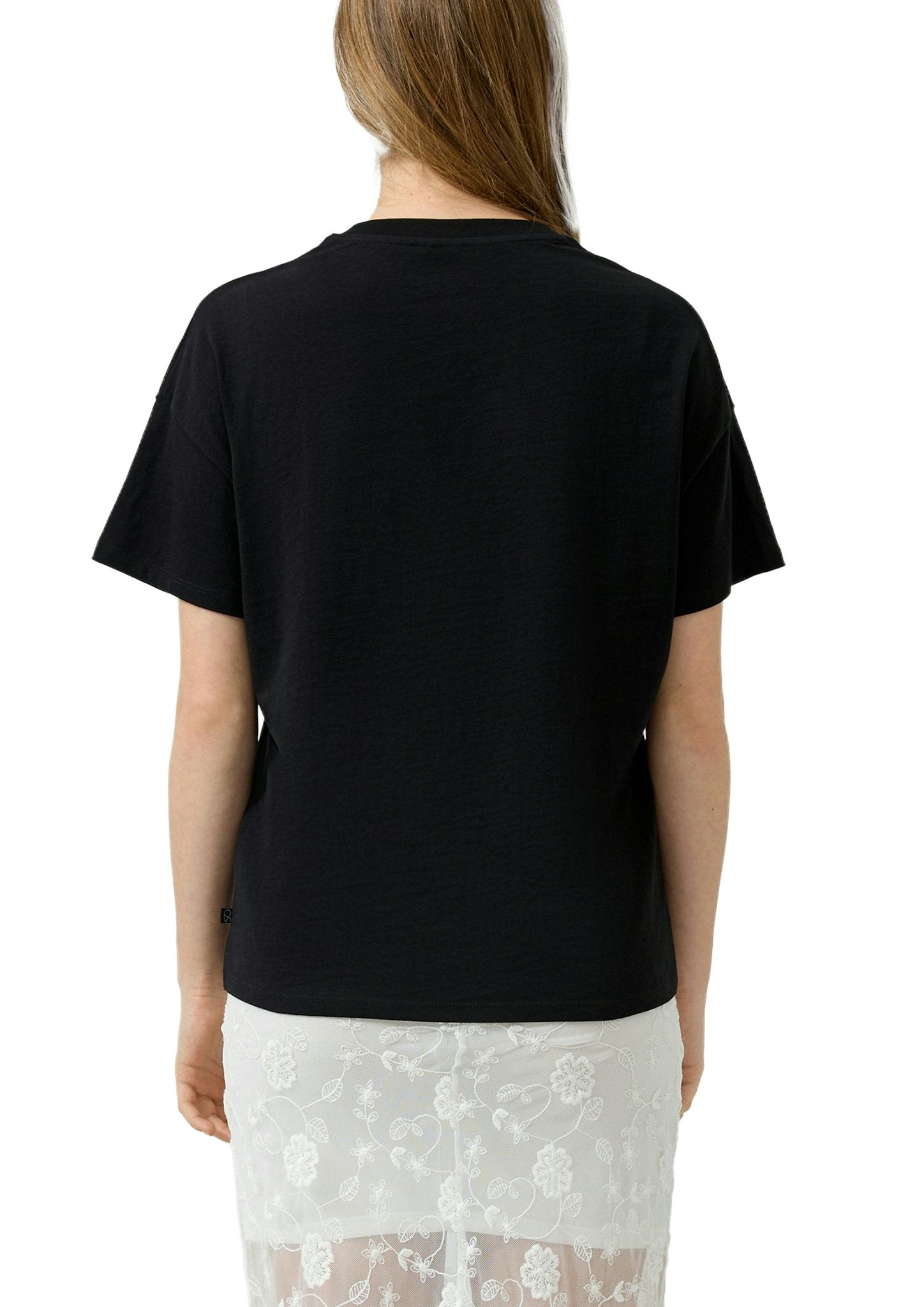 QS by S.Oliver Damen T-Shirts Grey/Black
