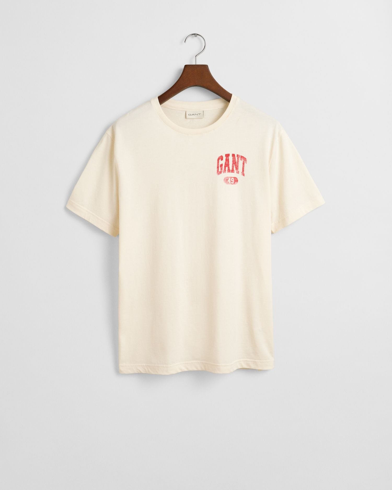 Gant Herren T-Shirts kurz  Cream
