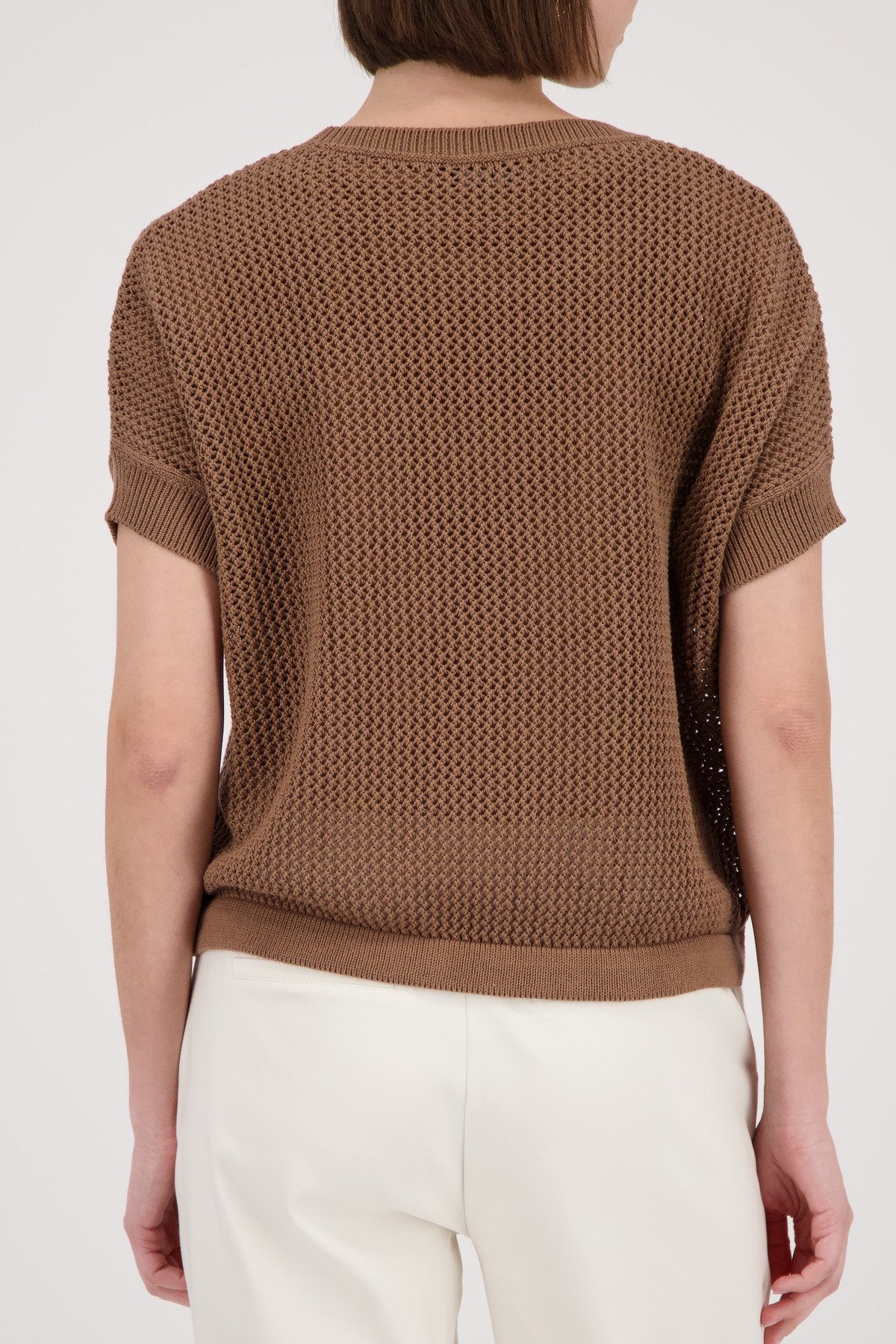 Monari Damen Pullover Mocca