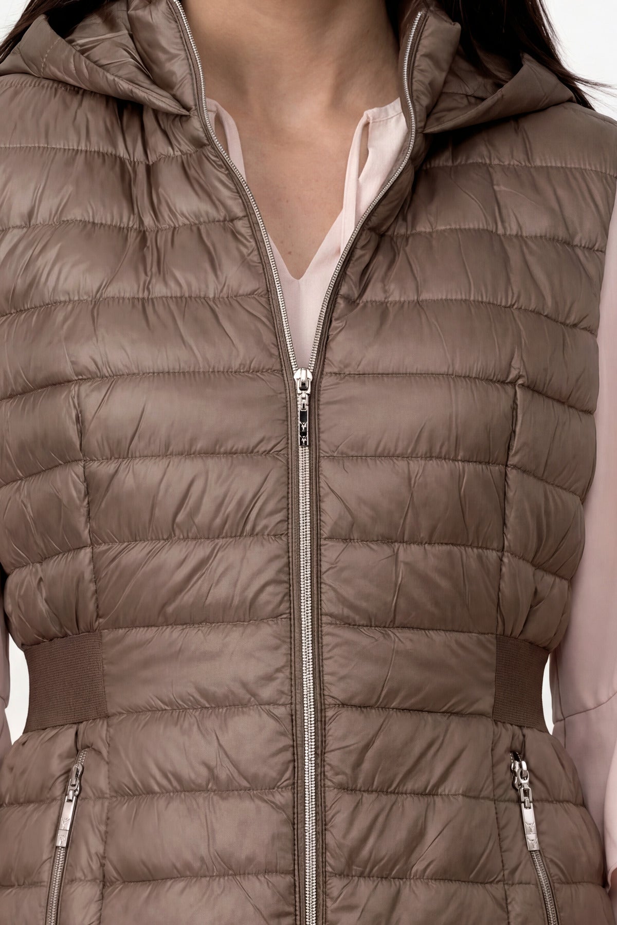 Monari Damen Outdoorwesten Taupe
