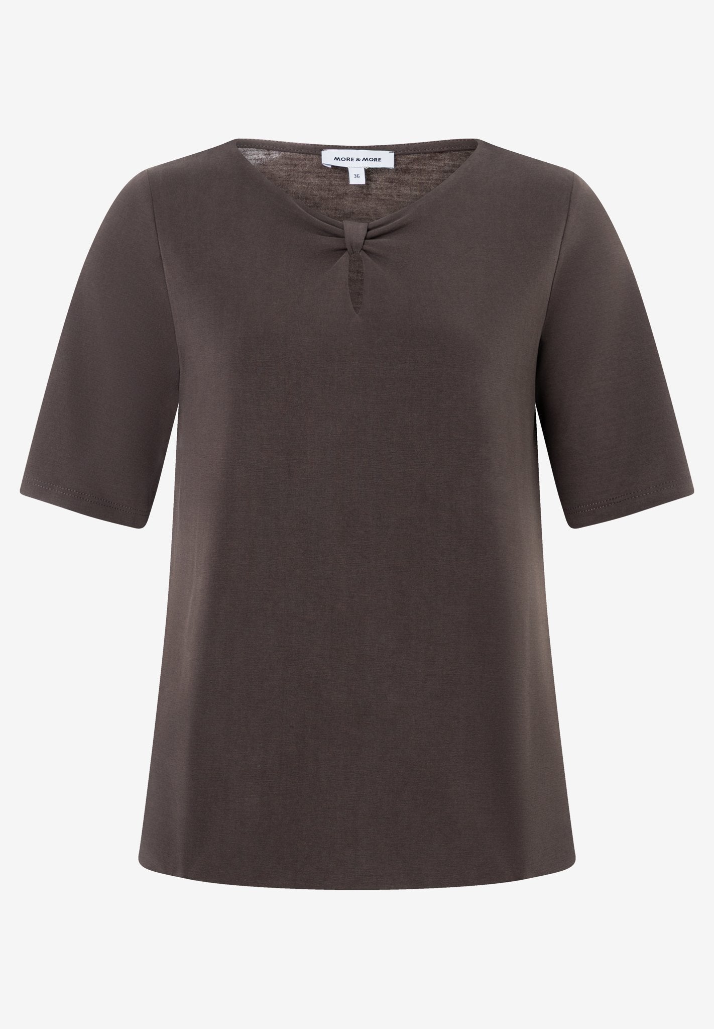 More & More Damen T-Shirts Espresso B