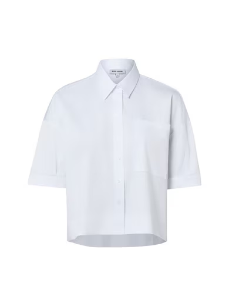 More & More Damen Blusen kurz  White