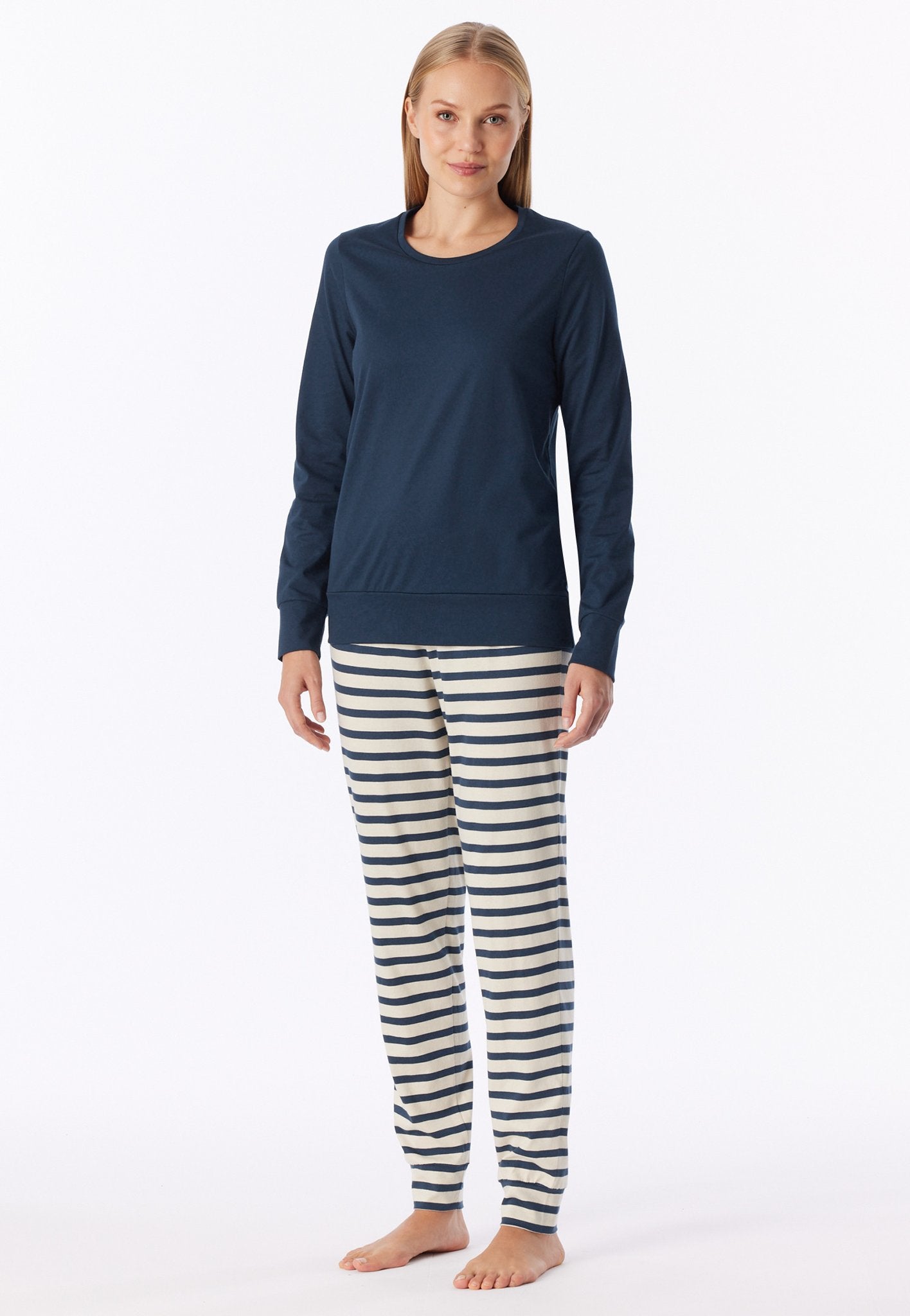 Schiesser Schlafanzug Deep Blue