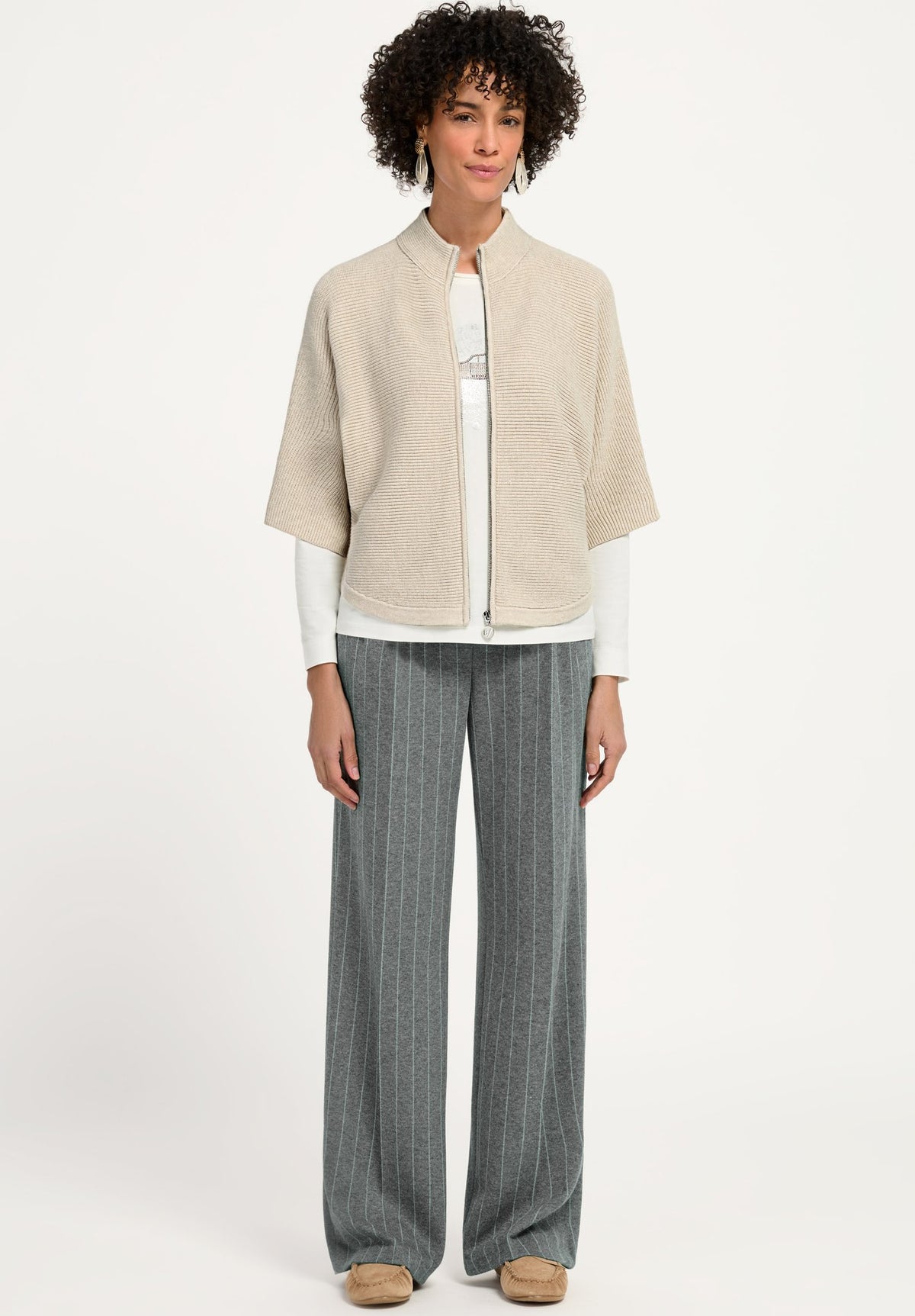 Bianca Damen Hosen Grey Mix