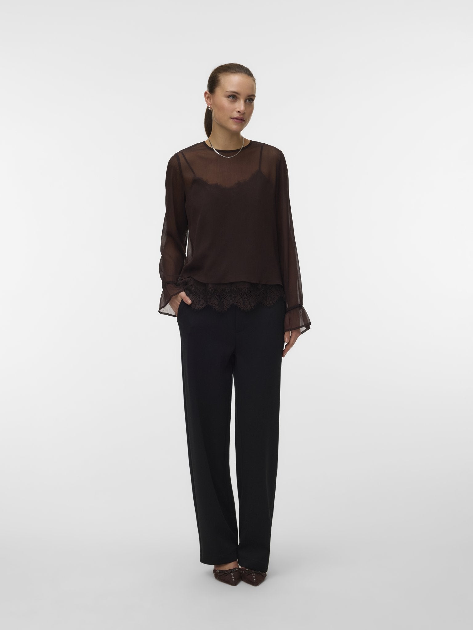 Vero Moda Damen T-Shirts Chocolate Torte