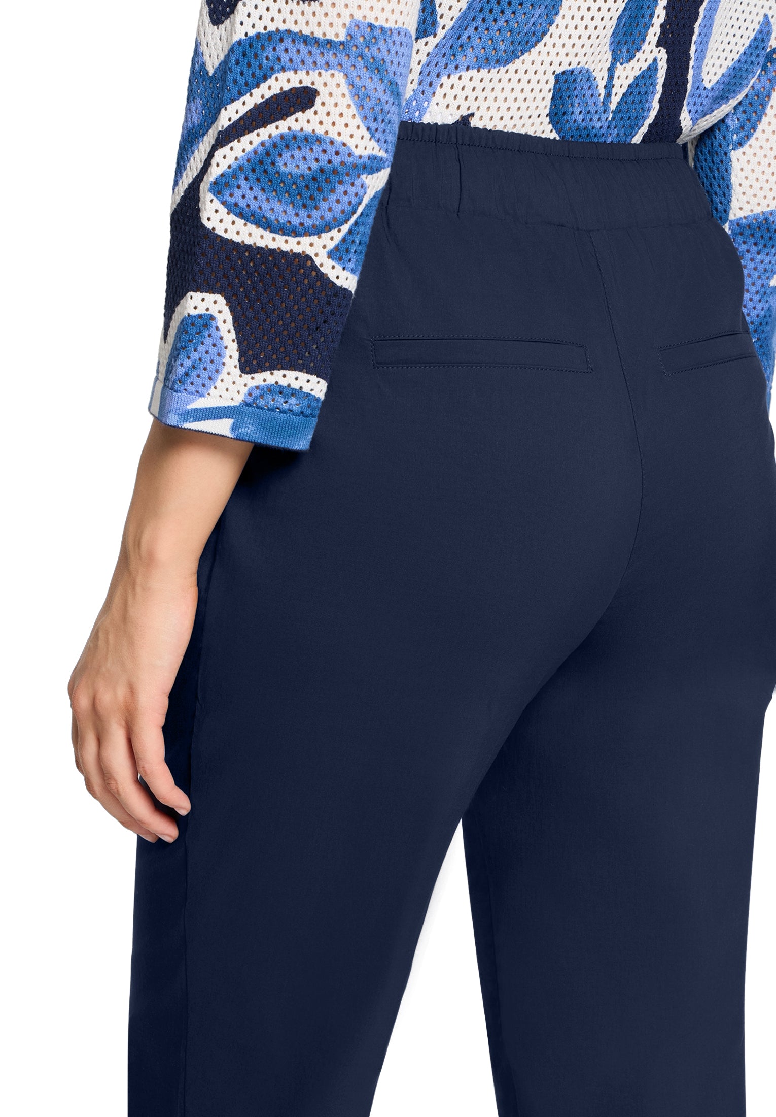 Betty & Co Damen Hosen Navy Blue