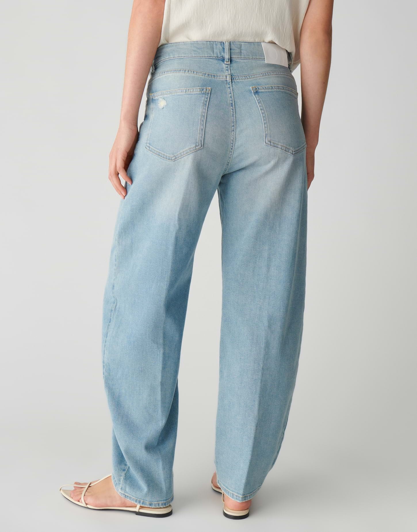 Opus Pants Damen Jeans Light Blu
