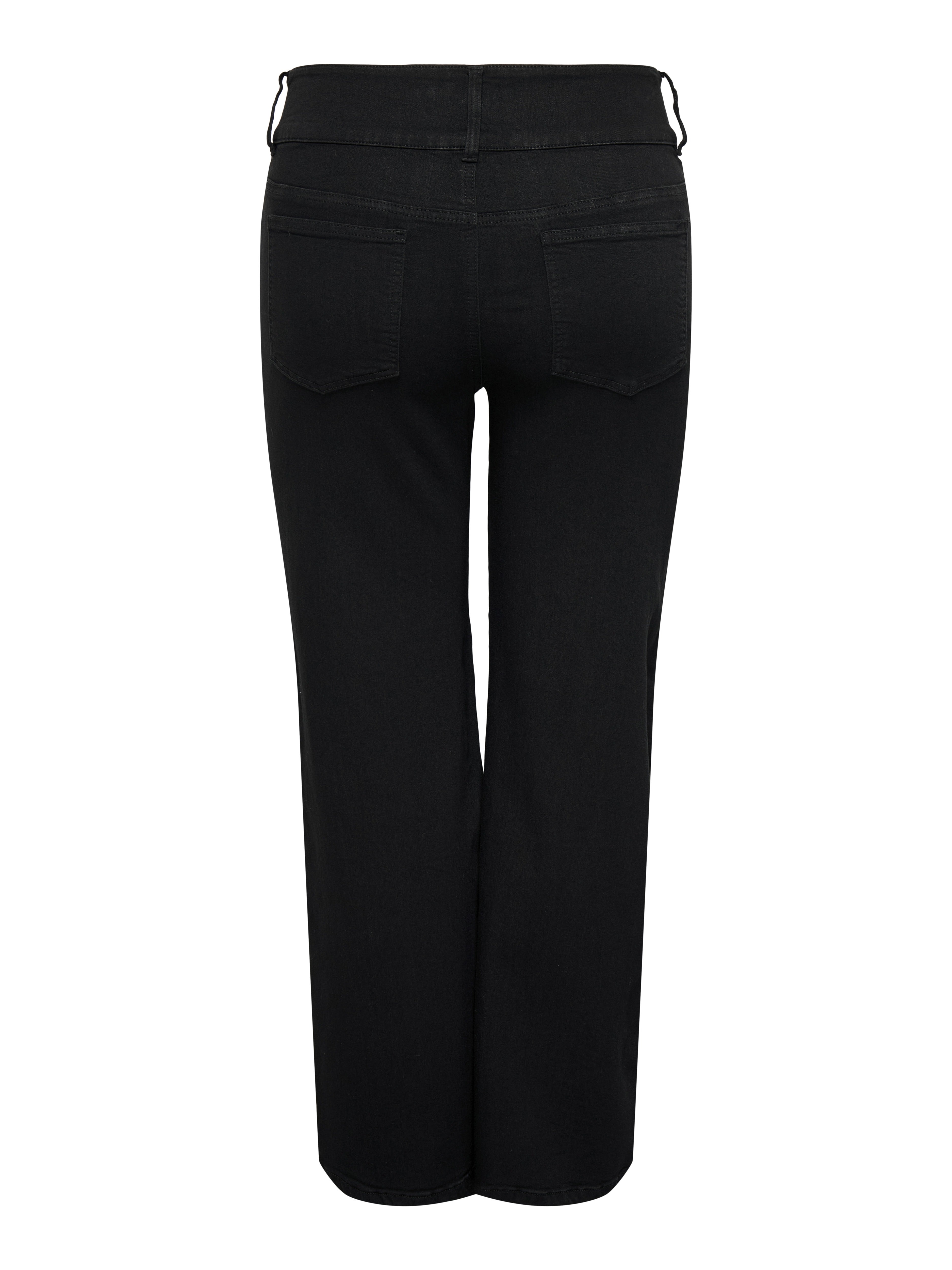Only Carmakoma Damen Jeans Black Denim