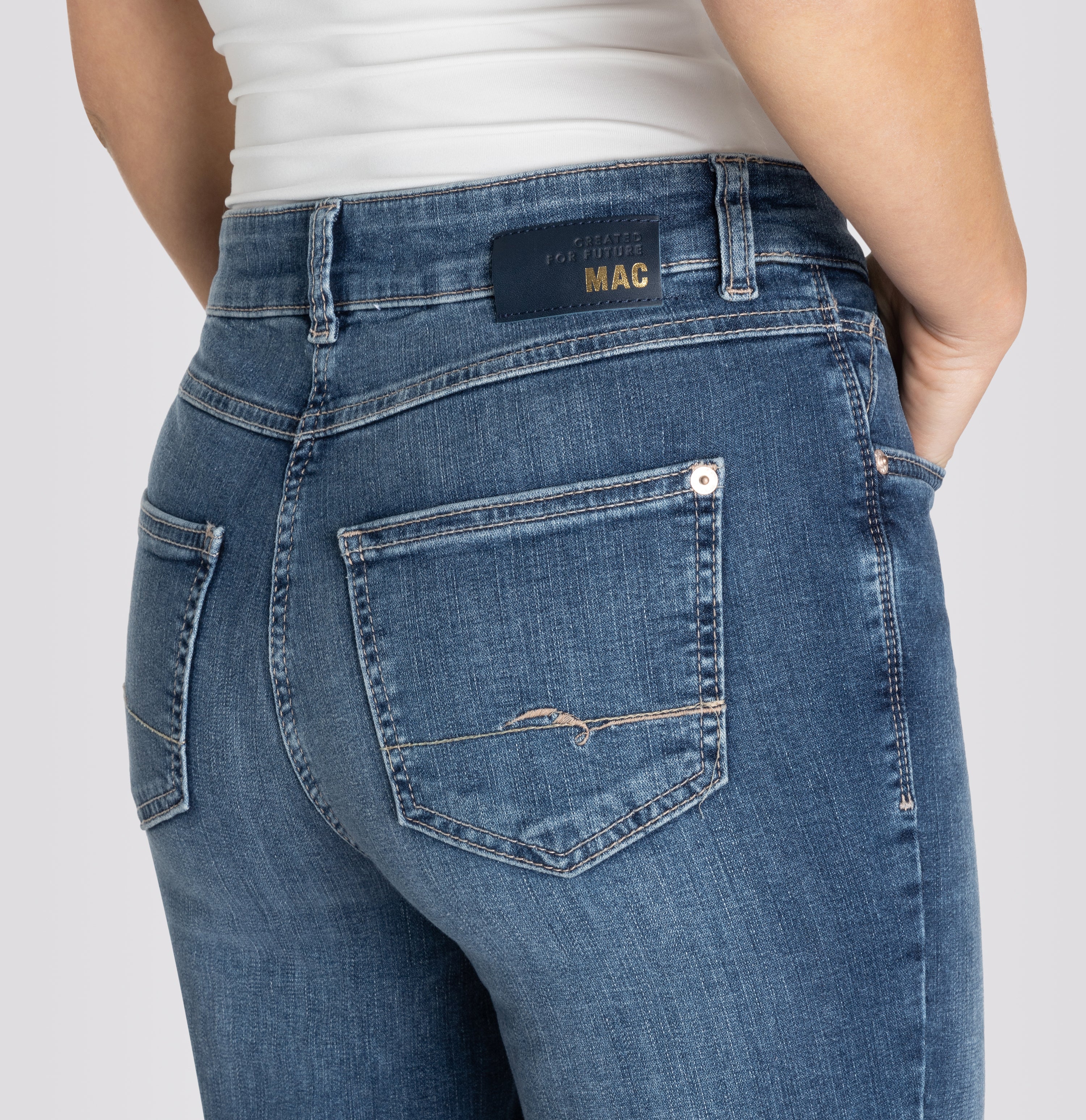 Mac Damen Jeans Simple Wash