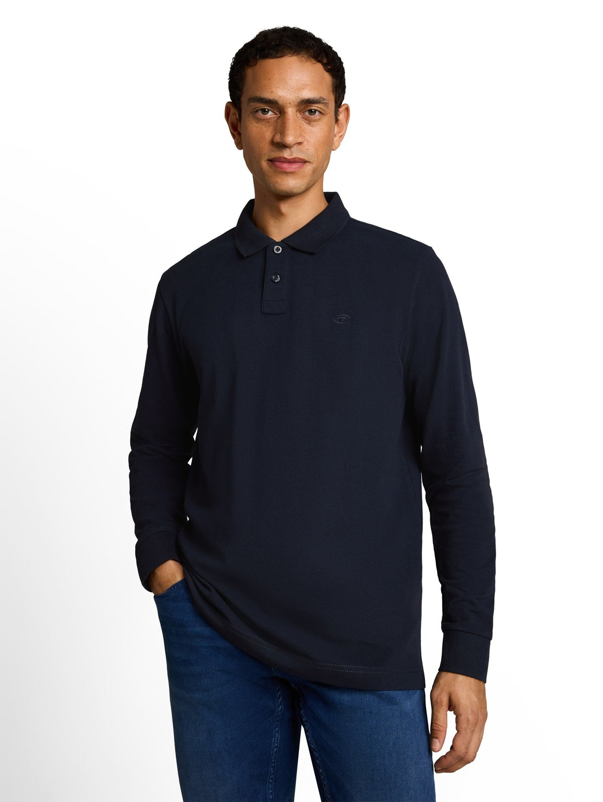 Tom Tailor Herren Polo-Shirts Sky Captain Blu