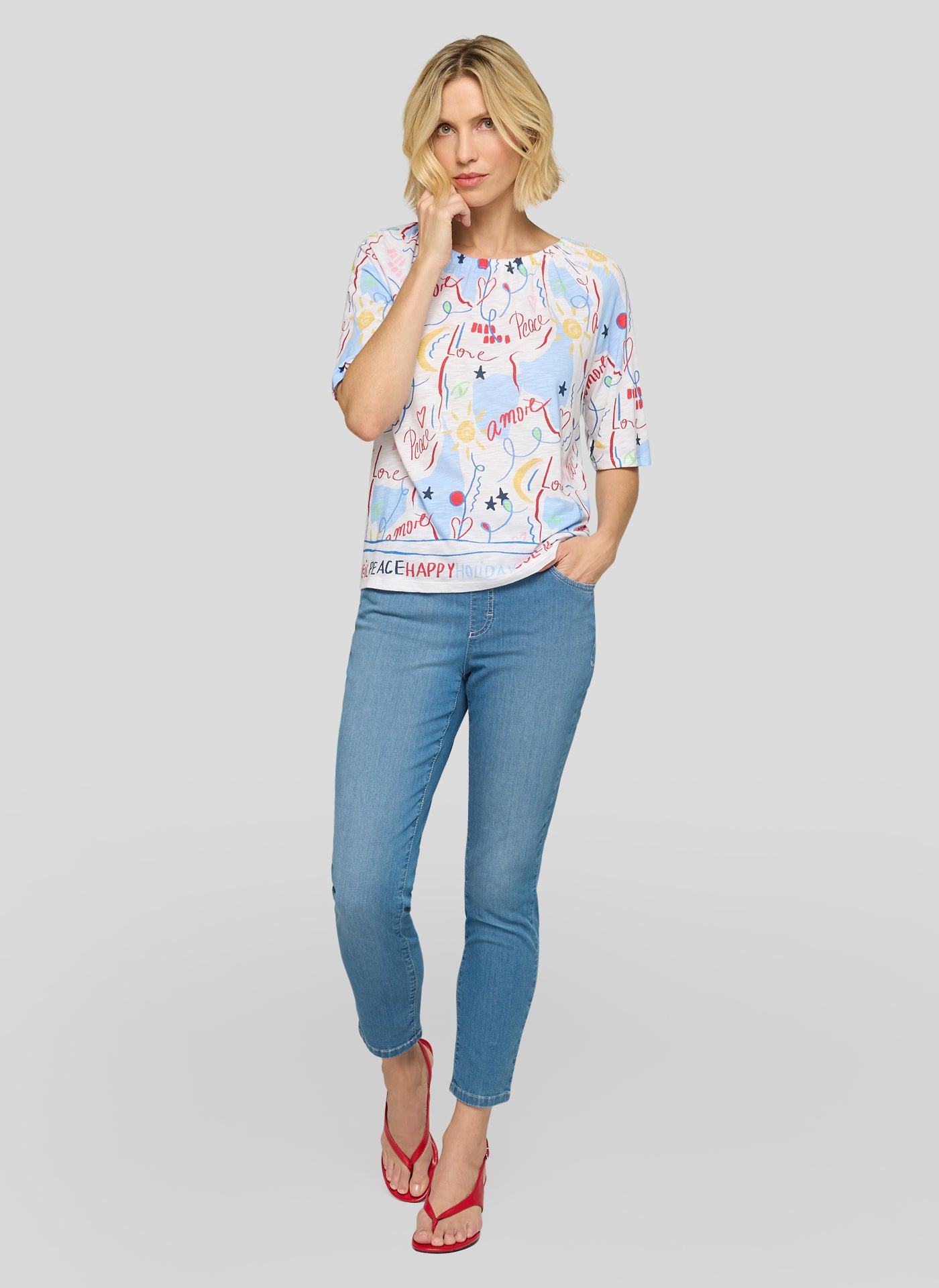 Rabe Damen T-Shirts Weiss