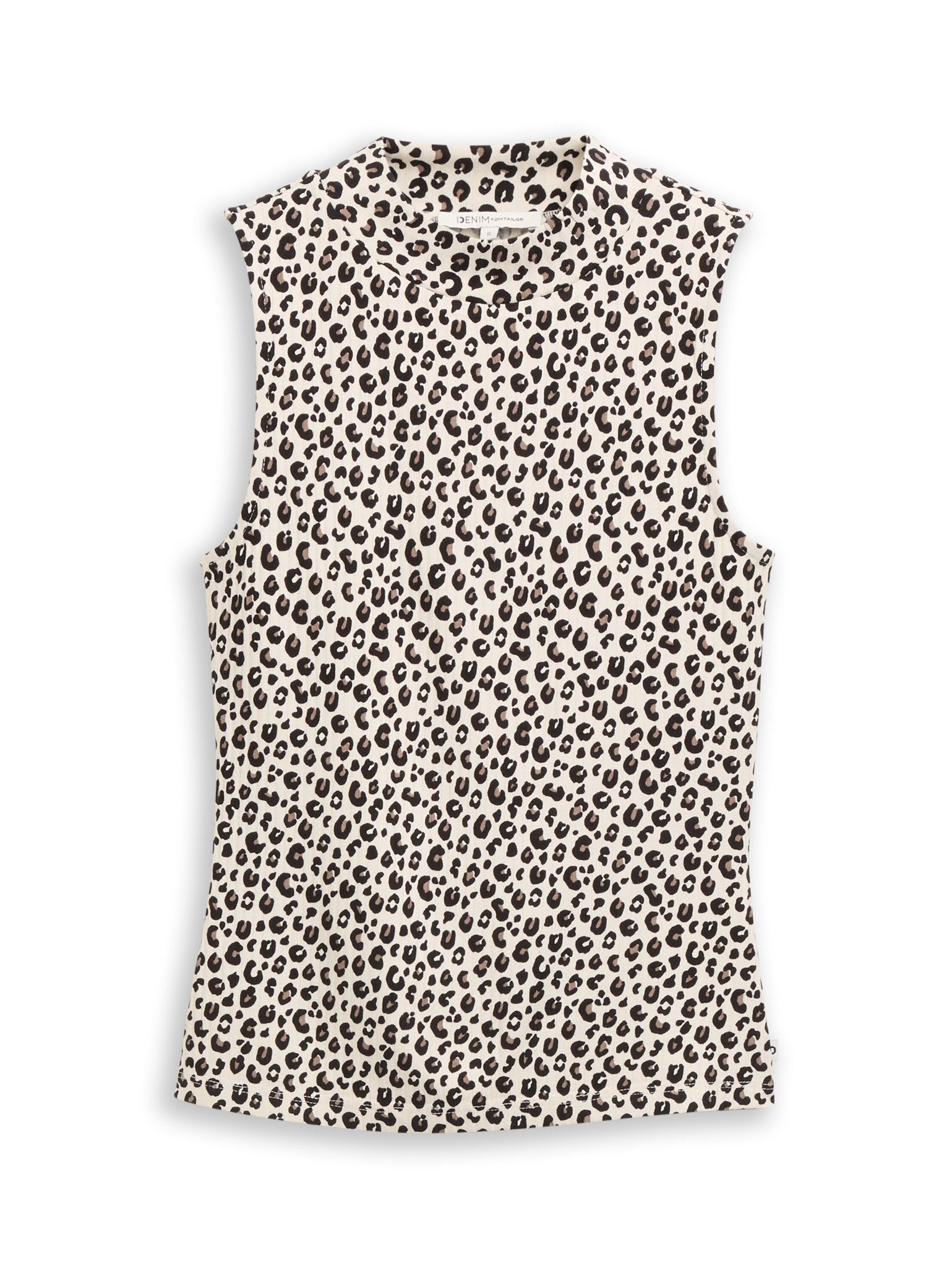 Tom Tailor denim Damen T-Shirts Beige Brown Leo
