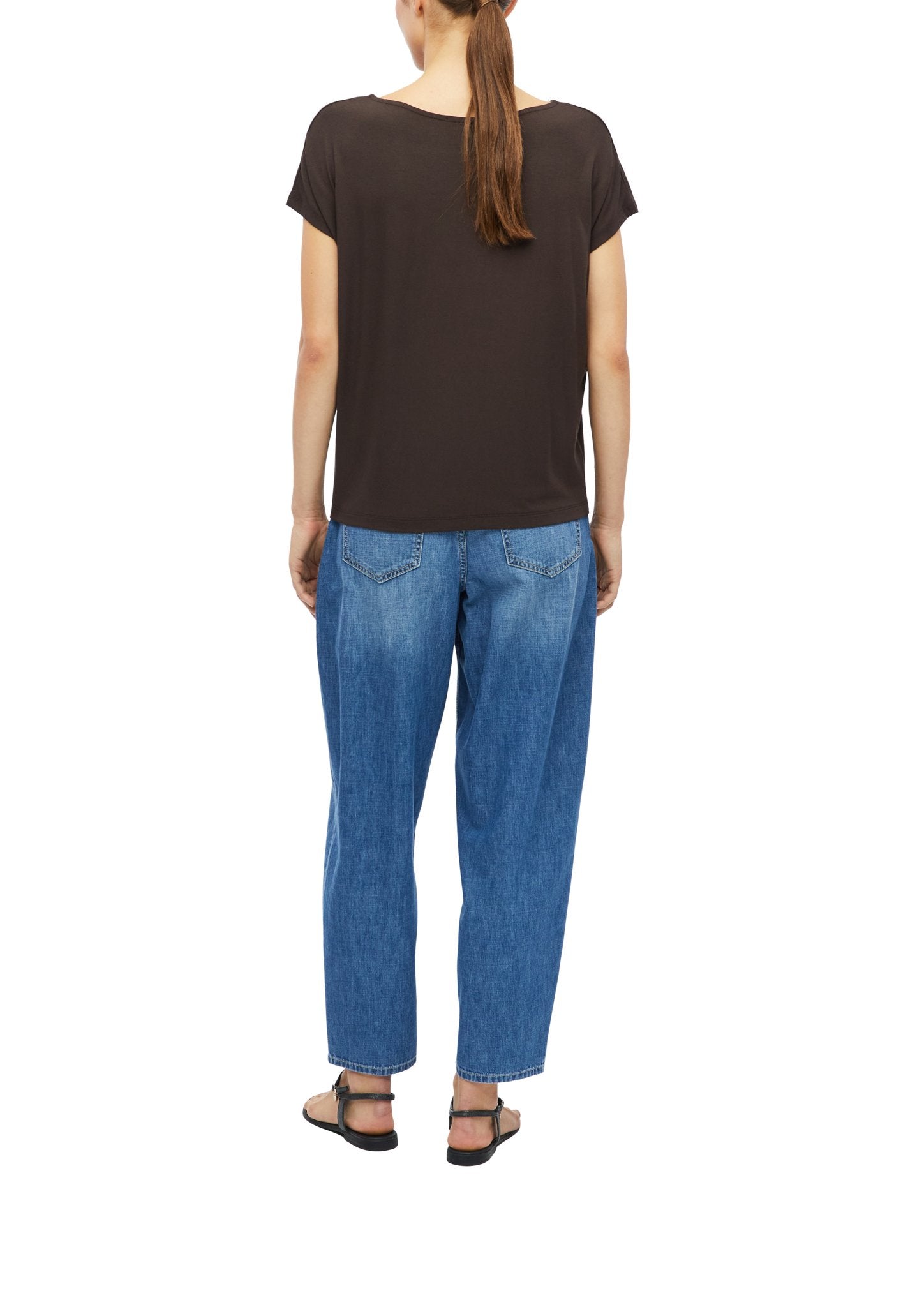 S. Oliver red Damen T-Shirts  Brown