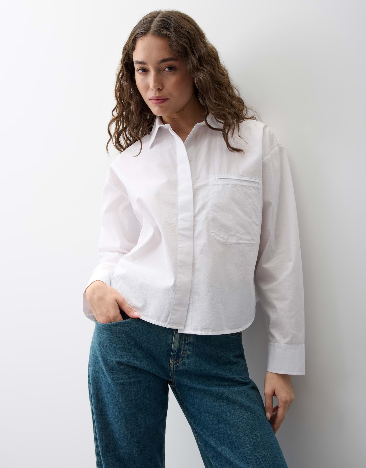 Opus Pants Damen Blusen  White