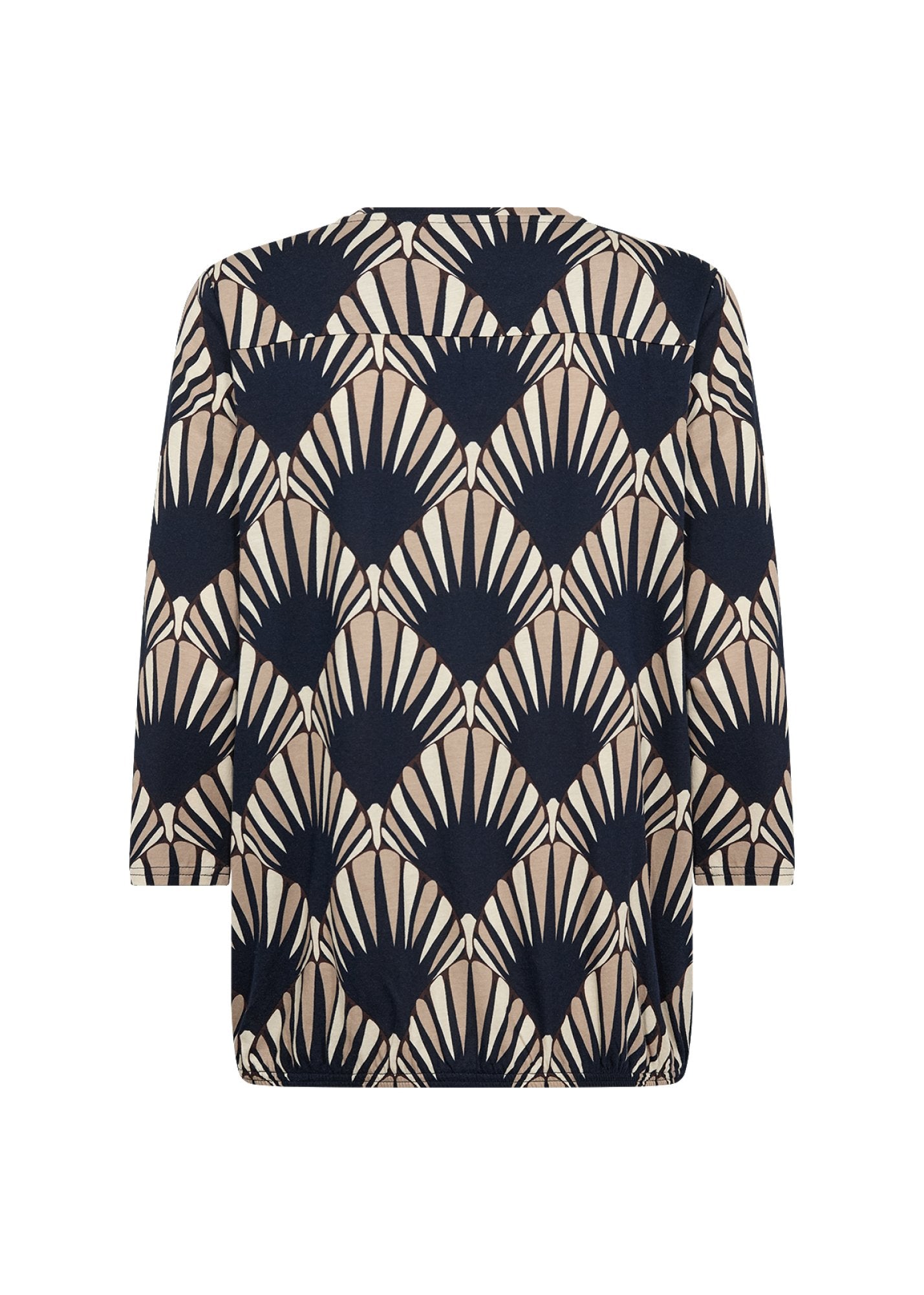 Soya Concept Damen Blusen kurz Navy Combi