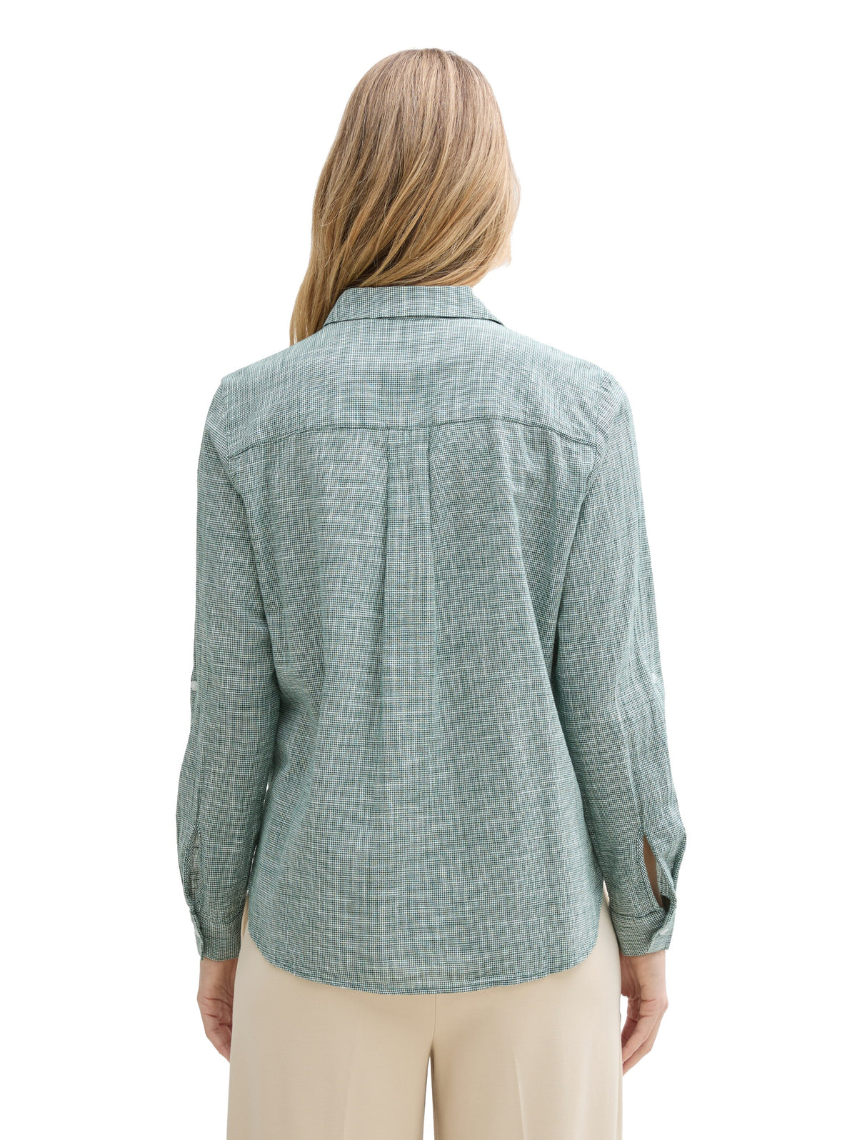 Tom Tailor Damen Blusen kurz Explorer Green
