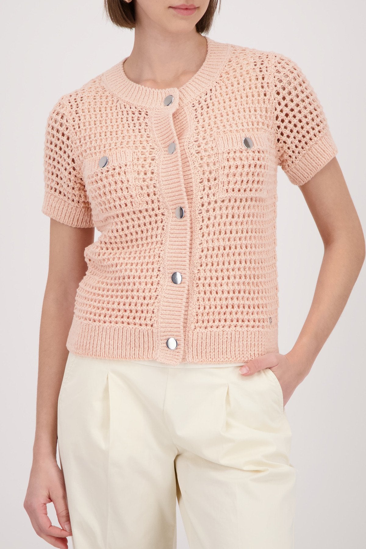 Monari Damen Strickjacken Summer Peac