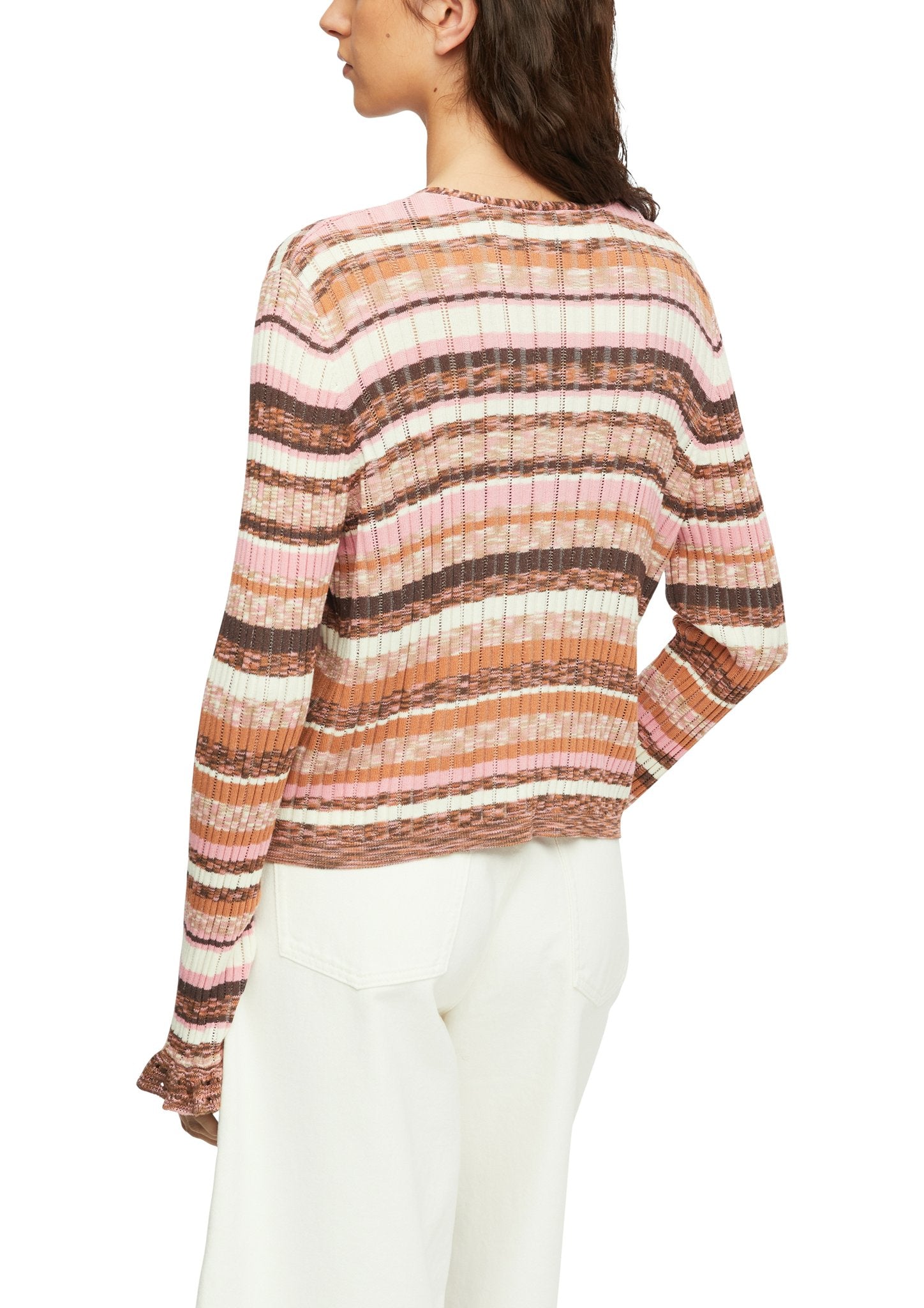Comma Damen Strickjacken White
