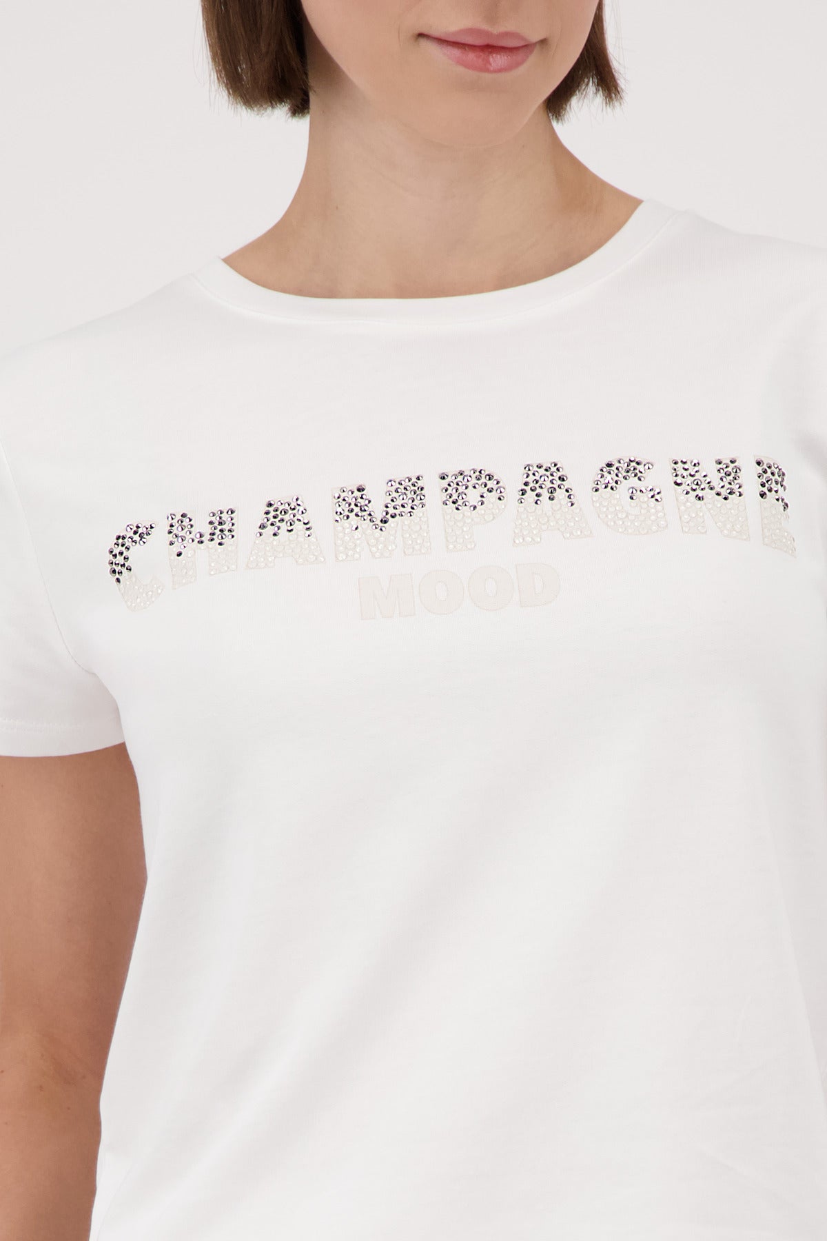 Monari Damen T-Shirts  Off-White