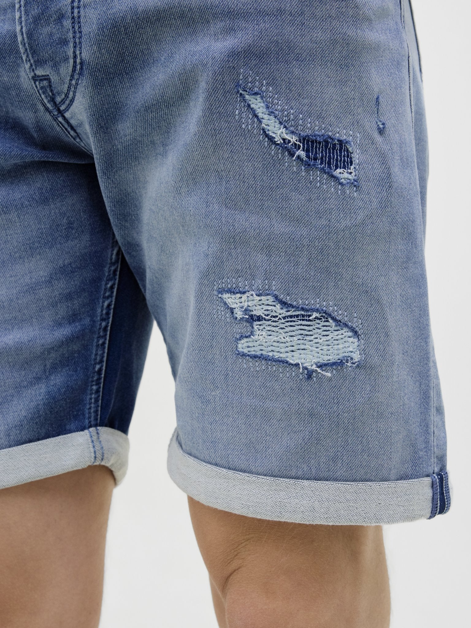 Jack & Jones Herren Shorts Blue Denim