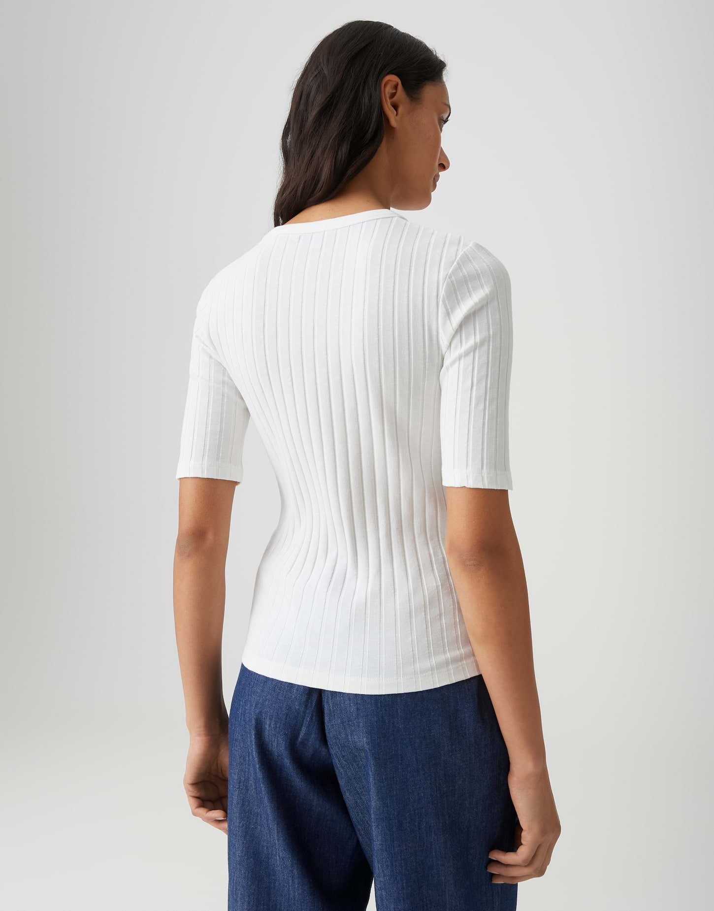 Opus Damen T-Shirts Milk