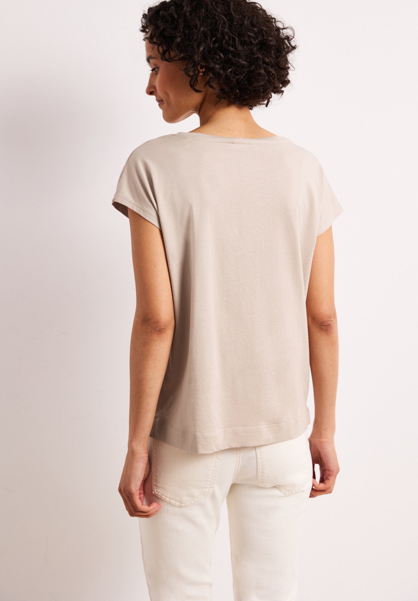 Street One Damen T-Shirts  Clay Sand